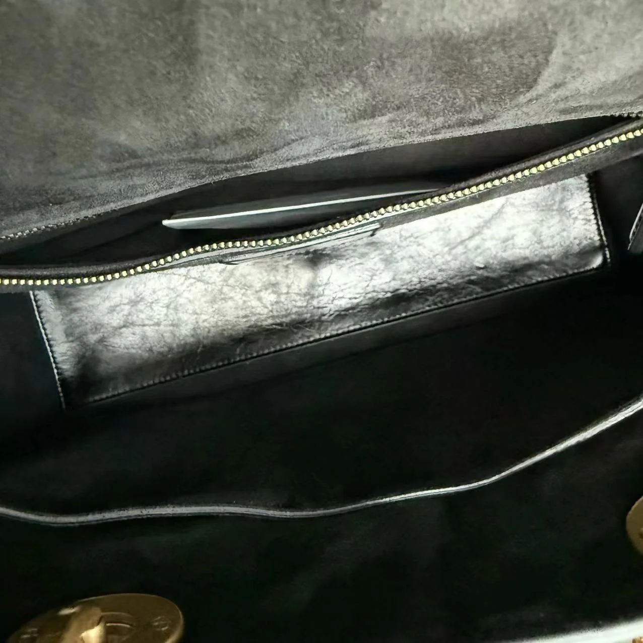 *Flap, Calfskin* Dior Lady Large - Cannage Calfskin Black Golden Hardware