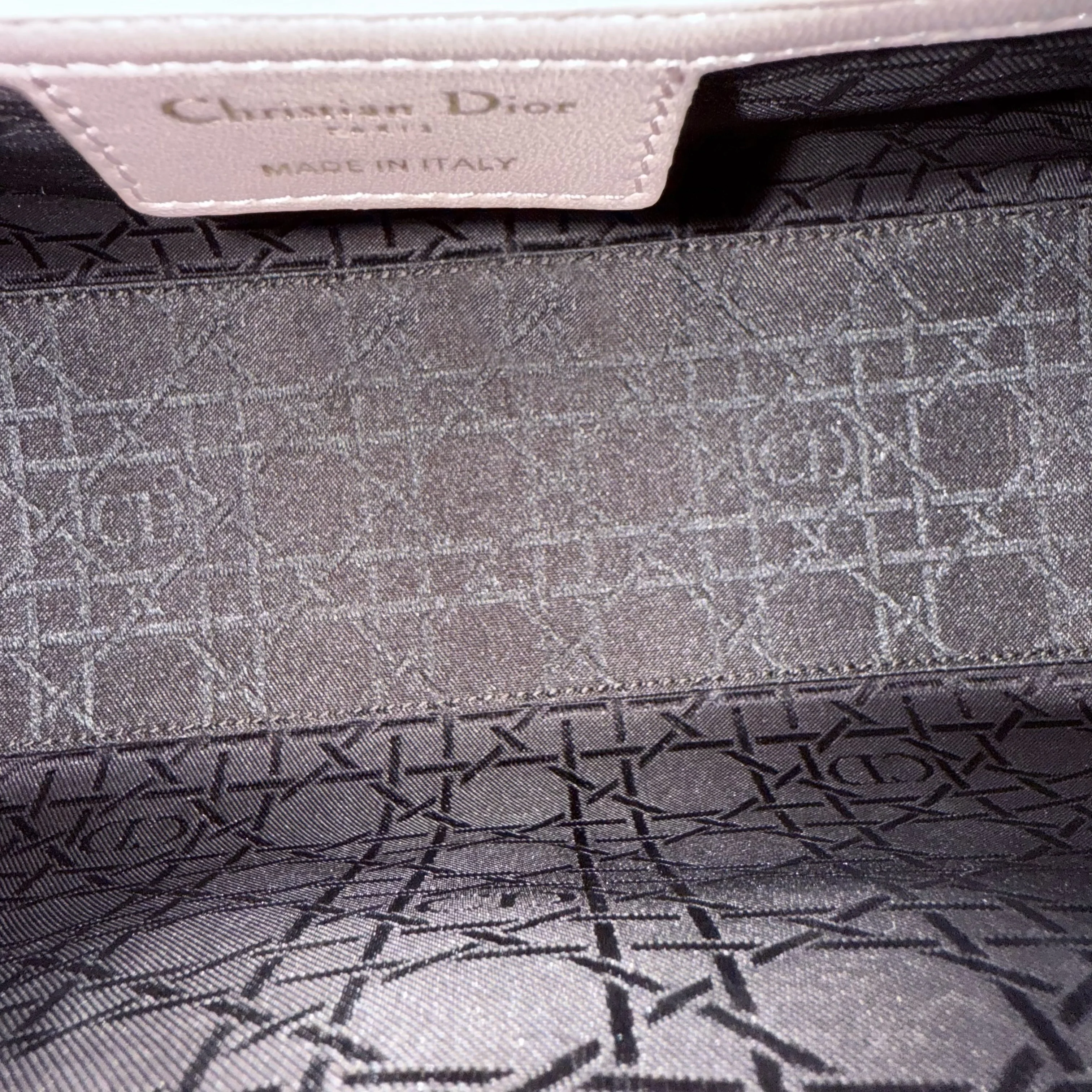 Dior Lady Medium - Canange Lambskin Blush Gold Hardware