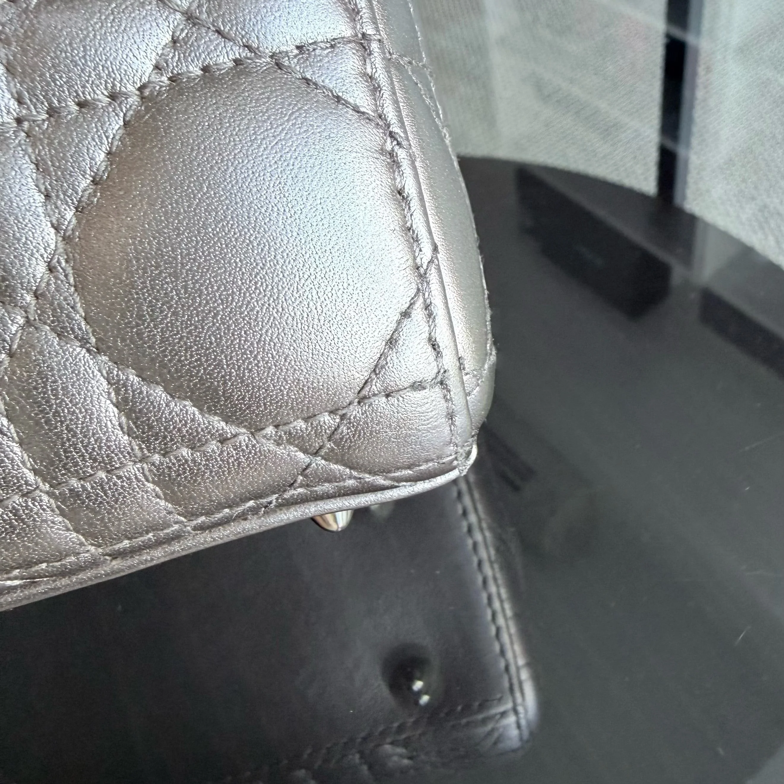 Dior Lady Small Flap ABC - Cannage Calfskin Gold Gold Hardware MyABC