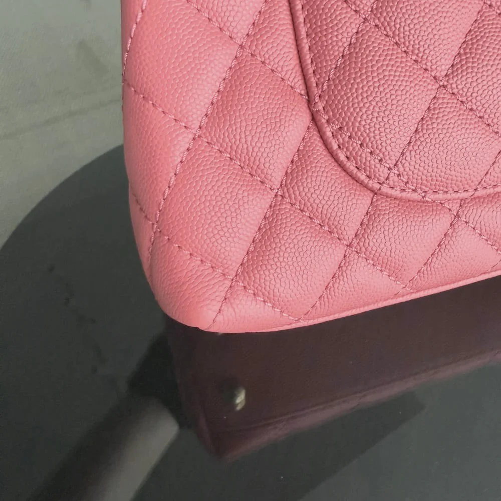 Chanel Coco Handle Small - Caviar Quitled Pink Gold Hardware Series 27