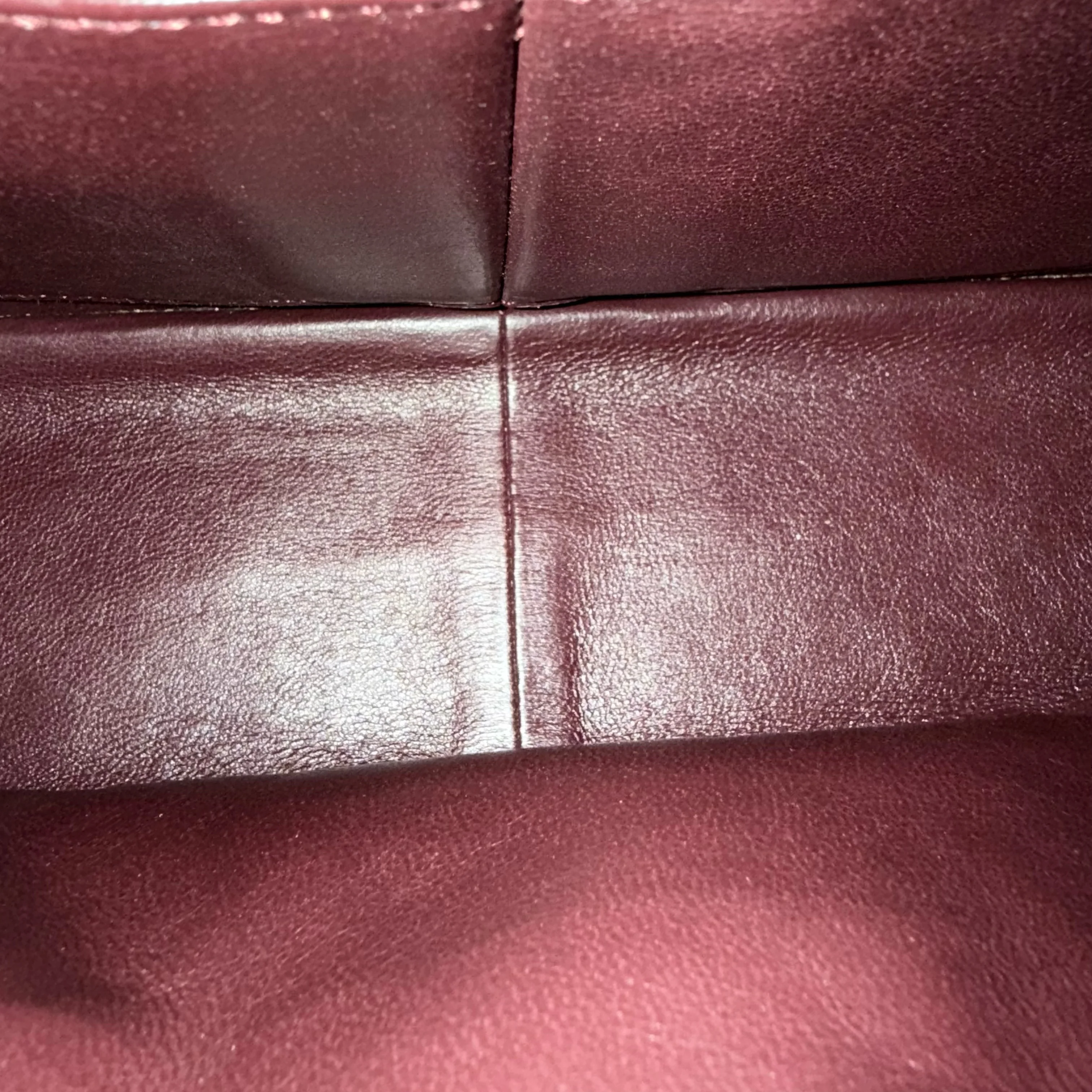 Chanel 2.55 Reissue 226 Medium - 28CM Quilted Aged Calfskin Burgundy Dark Red Ruthenium Silver Hardware Series 12