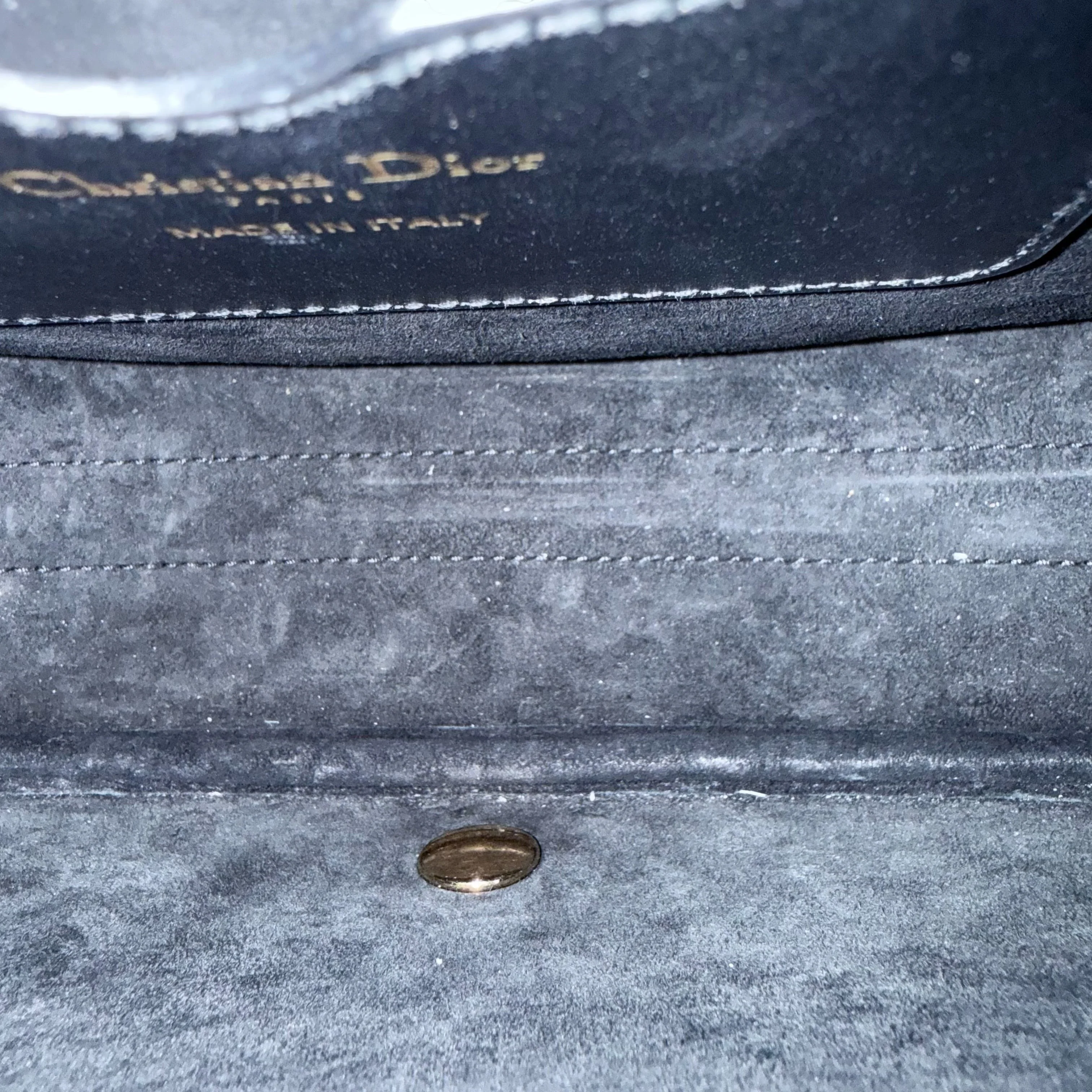 Dior Bobby Medium - Smooth Calfskin Black Gold Hardware