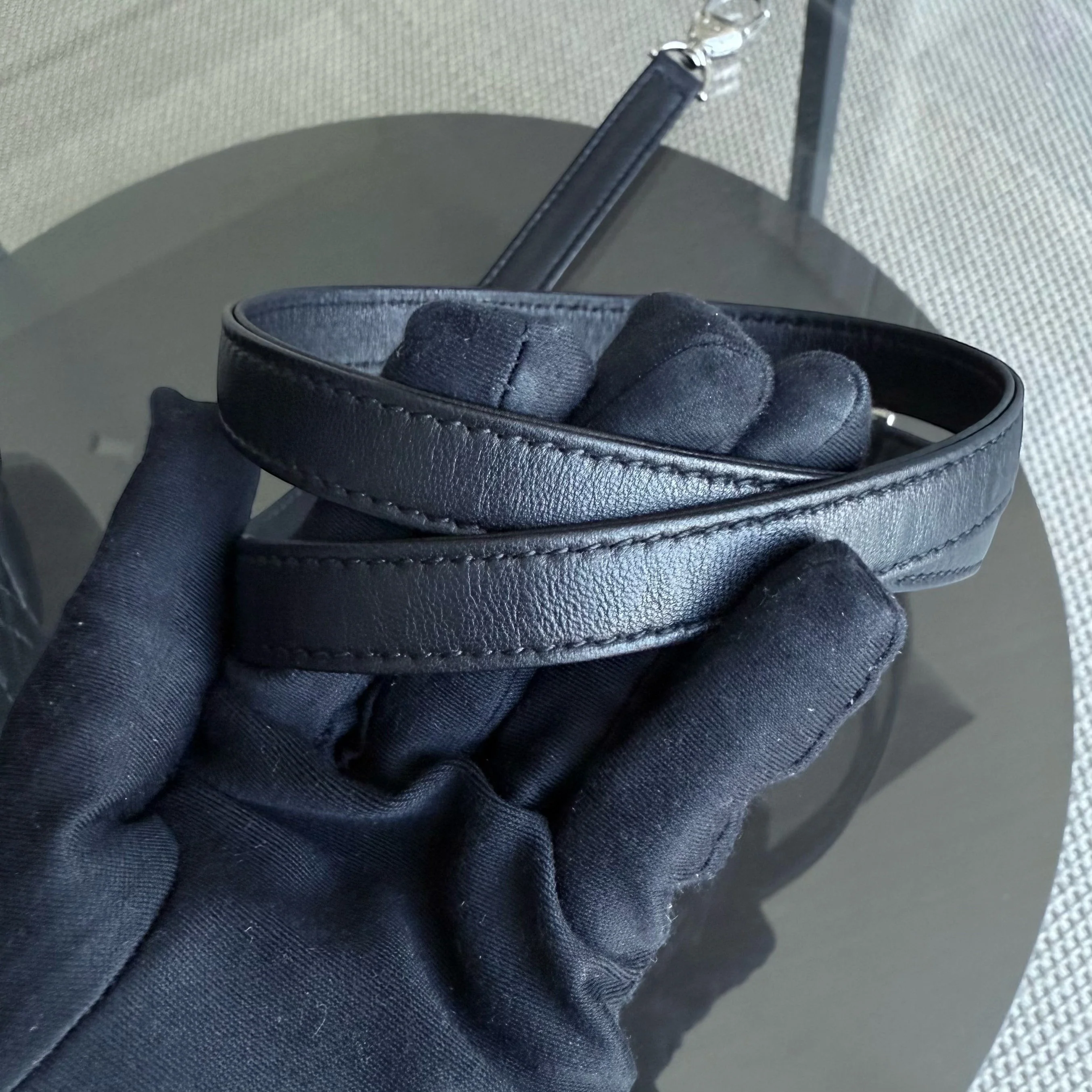 Dior Lady Medium - Cannage Lambskin Black Silver Hardware