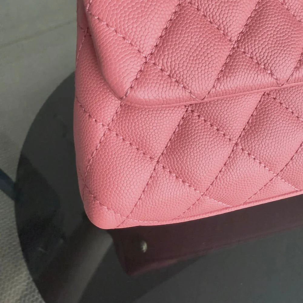 Chanel Coco Handle Small - Caviar Quitled Pink Gold Hardware Series 27