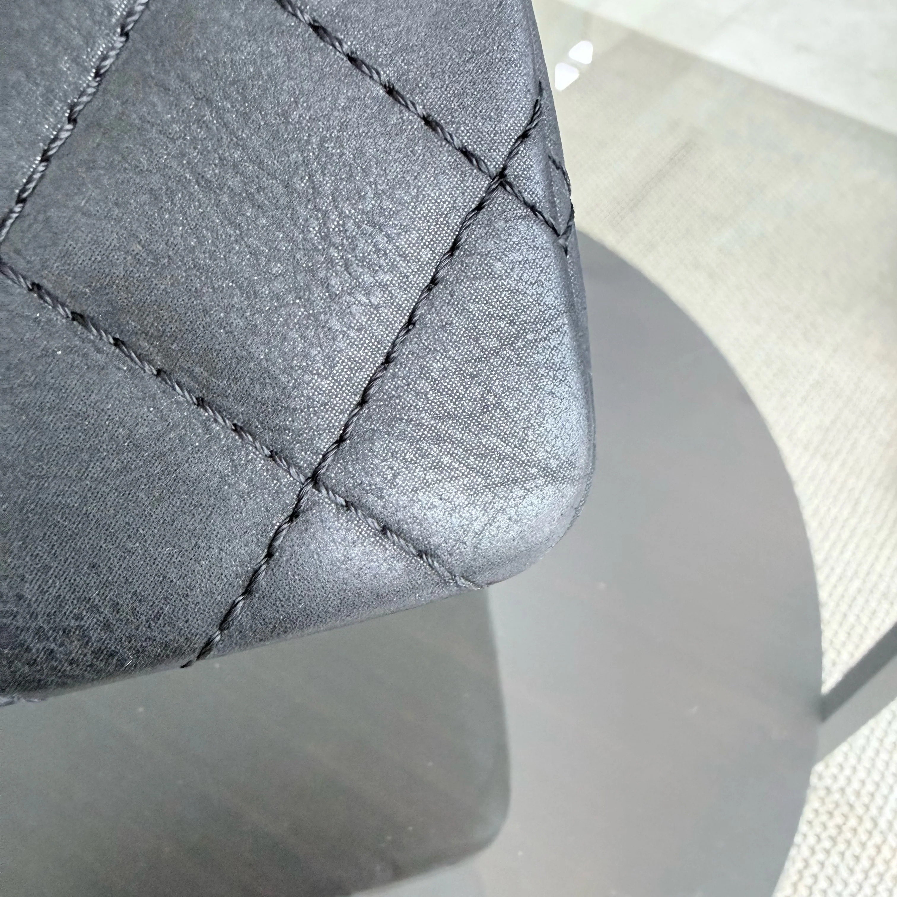 Chanel 2.55 Reissue 227 Large - Cannage Calfskin Black Ruthenium Silver Hardware Series 14