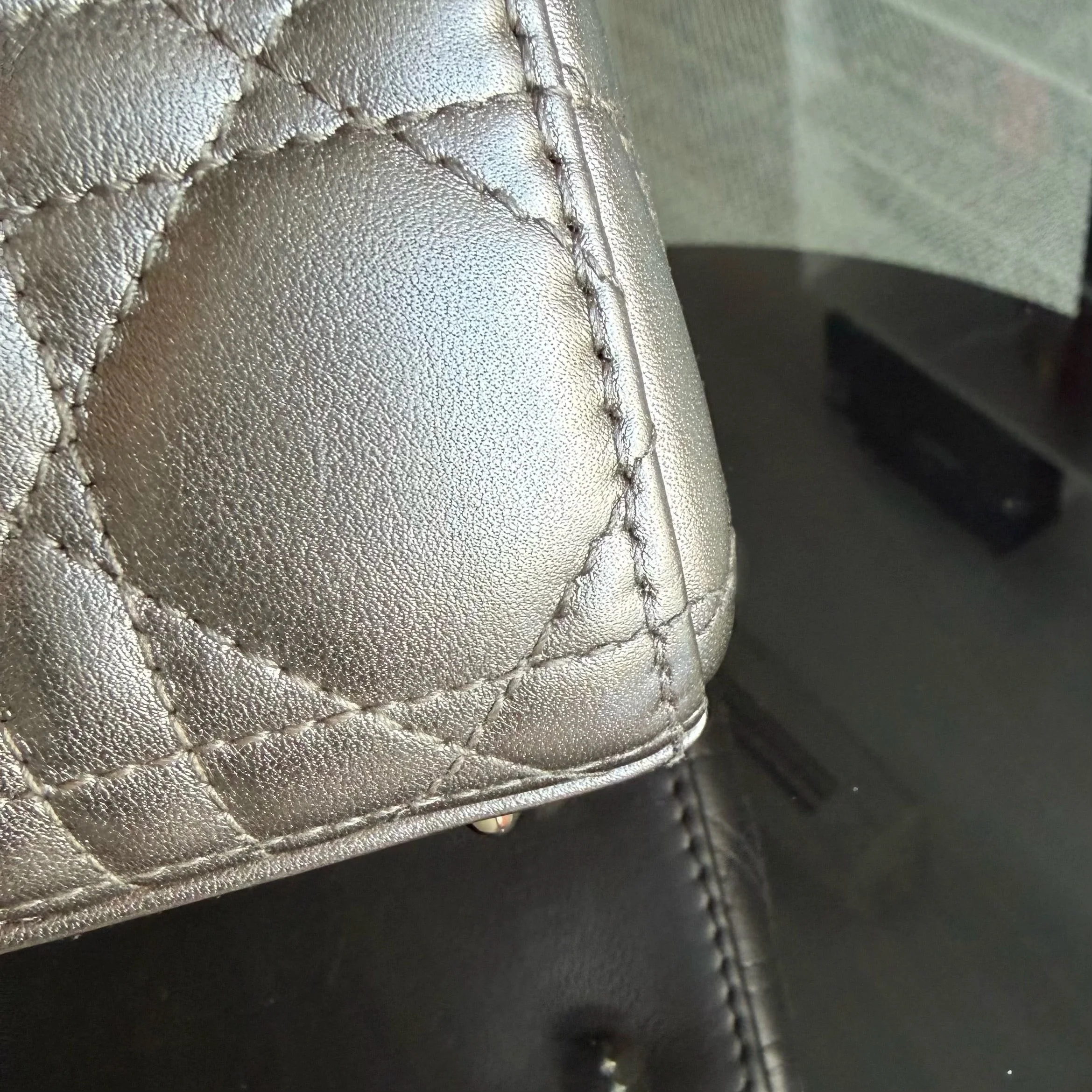 Dior Lady Small Flap ABC - Cannage Calfskin Gold Gold Hardware MyABC