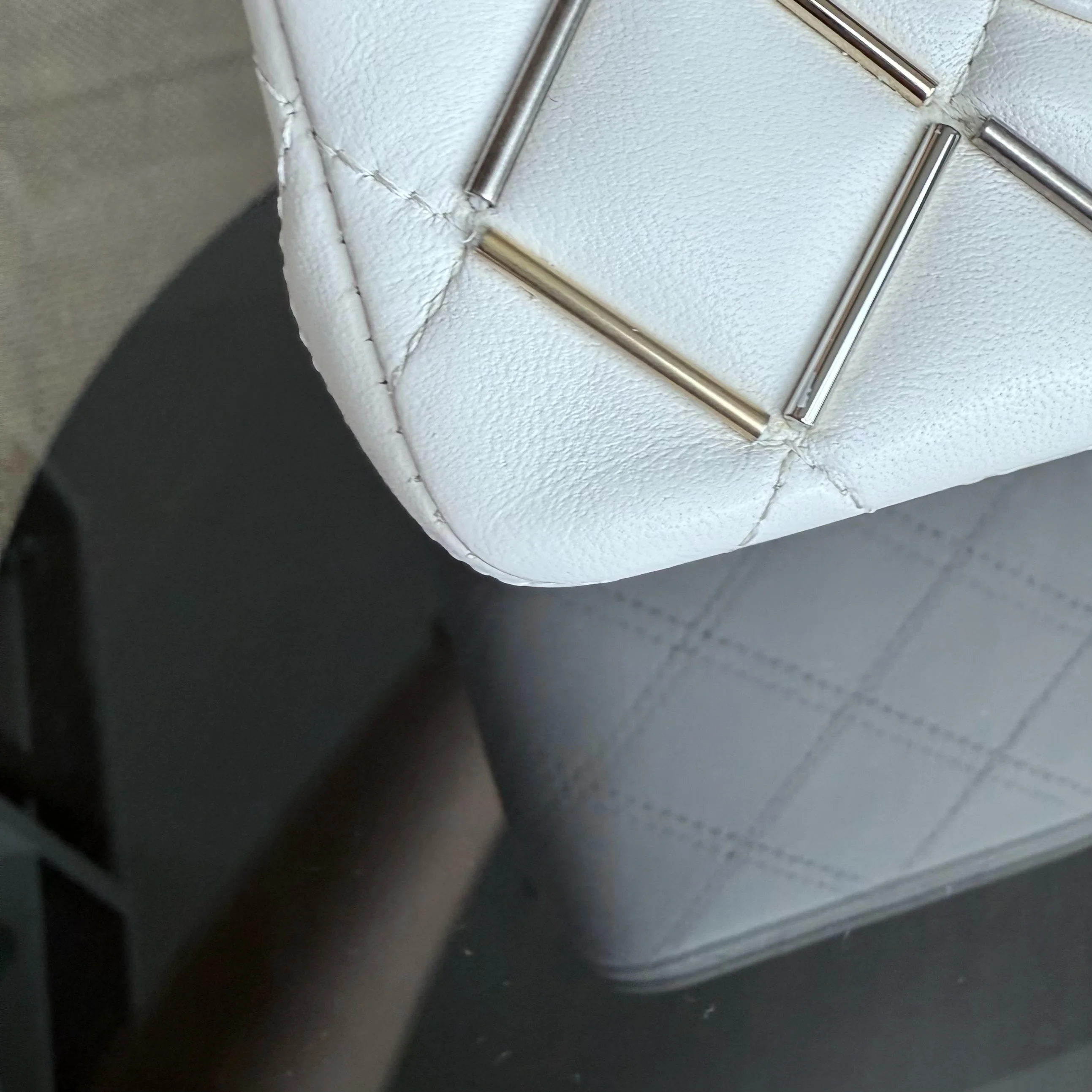 Chanel Classic Flap Small - Lambskin 23CM White Limited Edition Gold Hardware