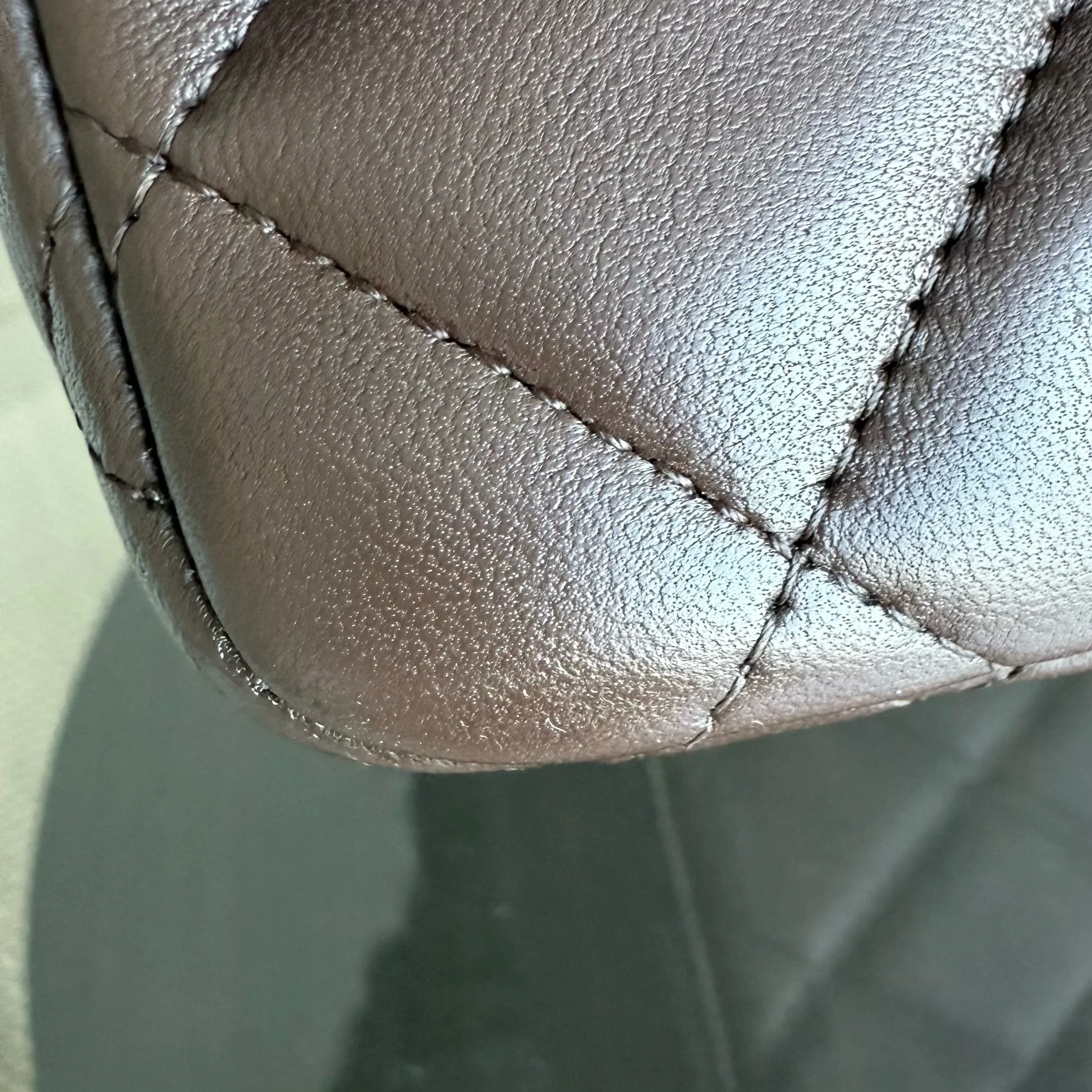 Chanel Classic Flap Maxi - Quilted Lambskin Single Flap Brown Gold Hardware Series 14