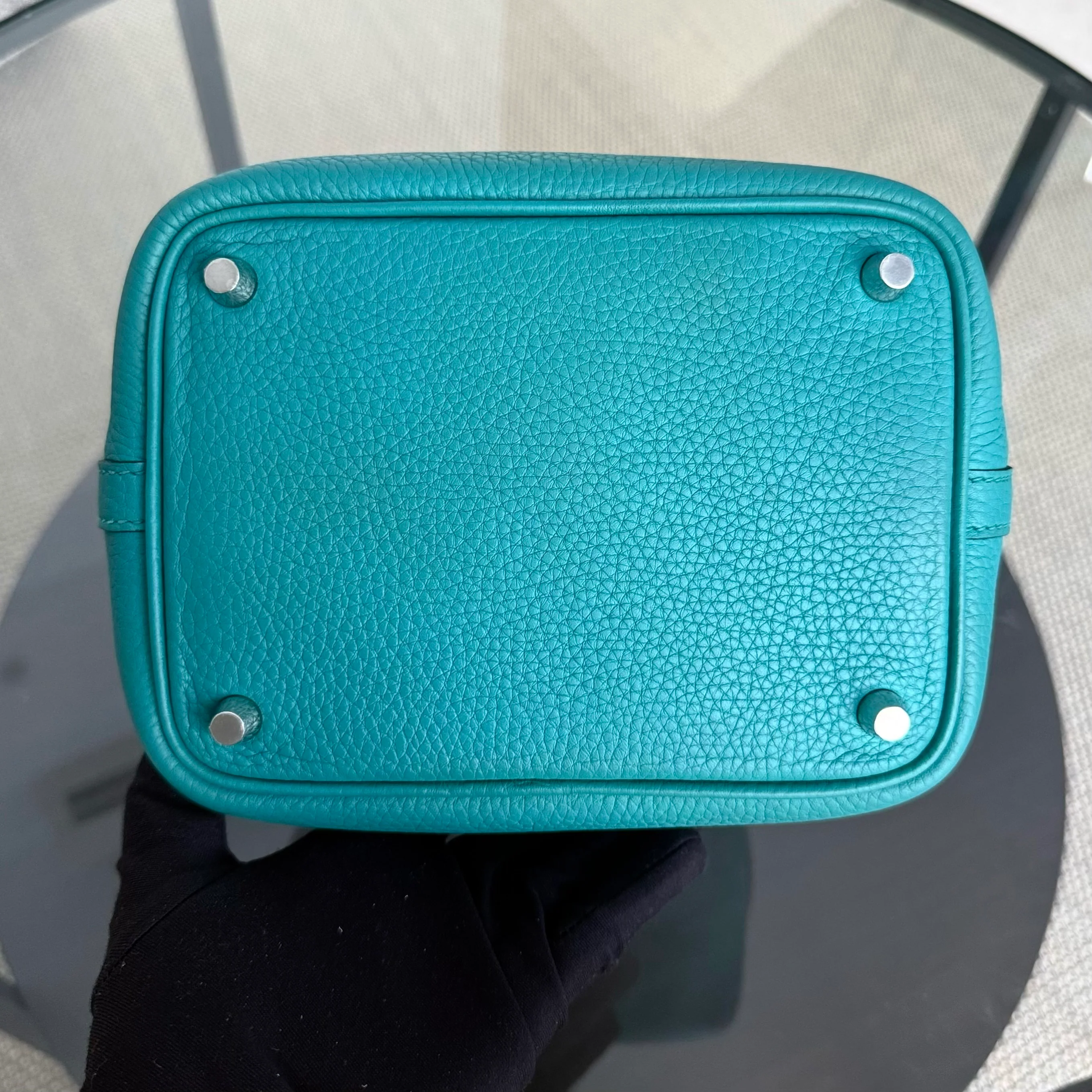 Hermes Picotin Lock 18 - TC Clemence Palladium Hardware Stamp A