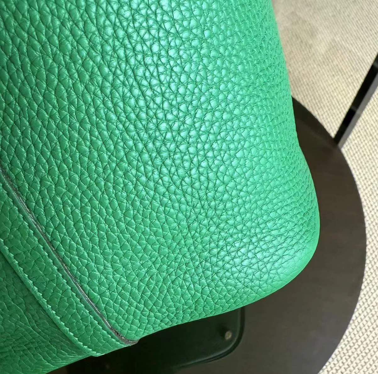 Hermes Picotin 22 - Bambou Vert Vertigo Clemence Leather Gold Hardware