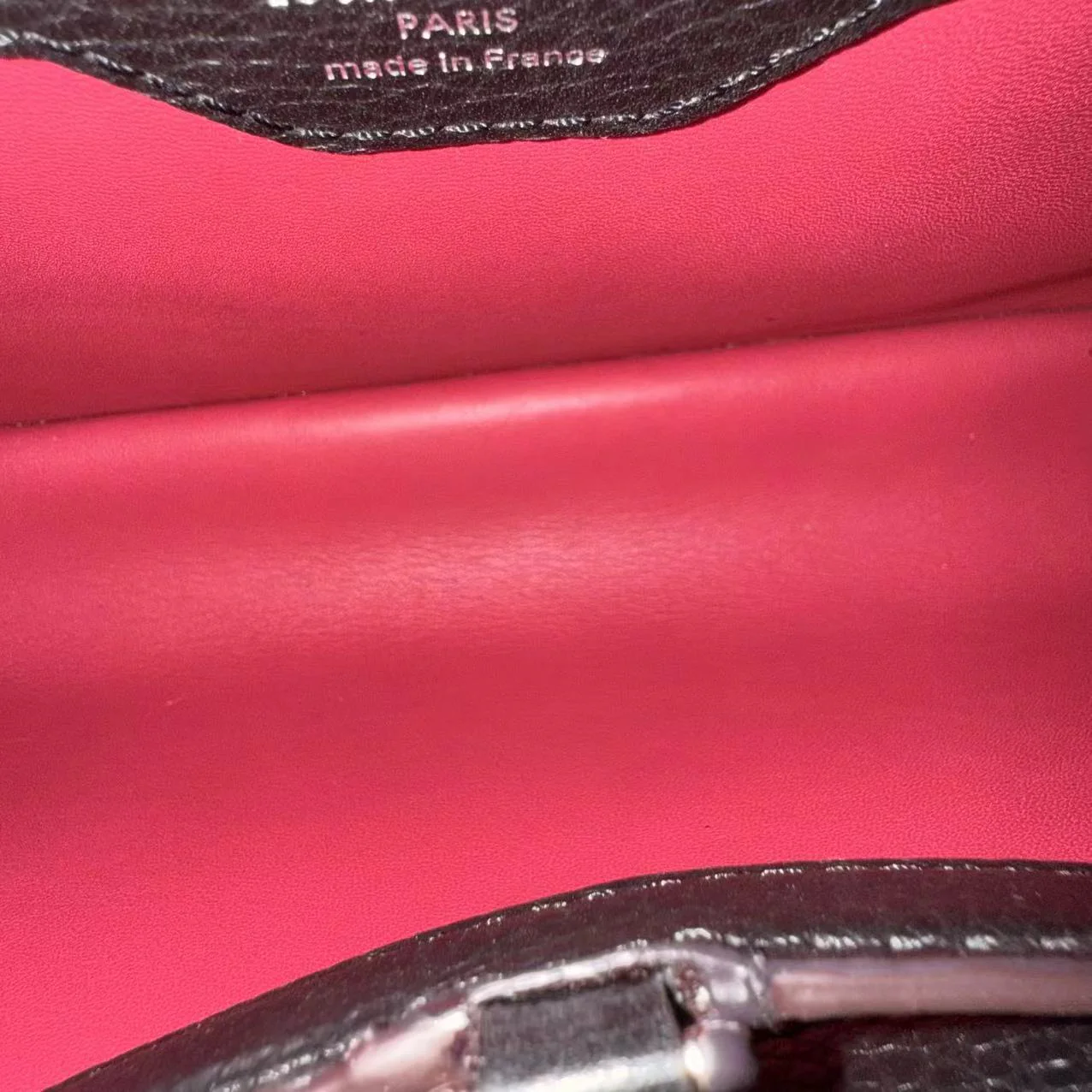 Louis Vuitton Capucines BB - Grained Calfskin Noir Black Silver Hardware