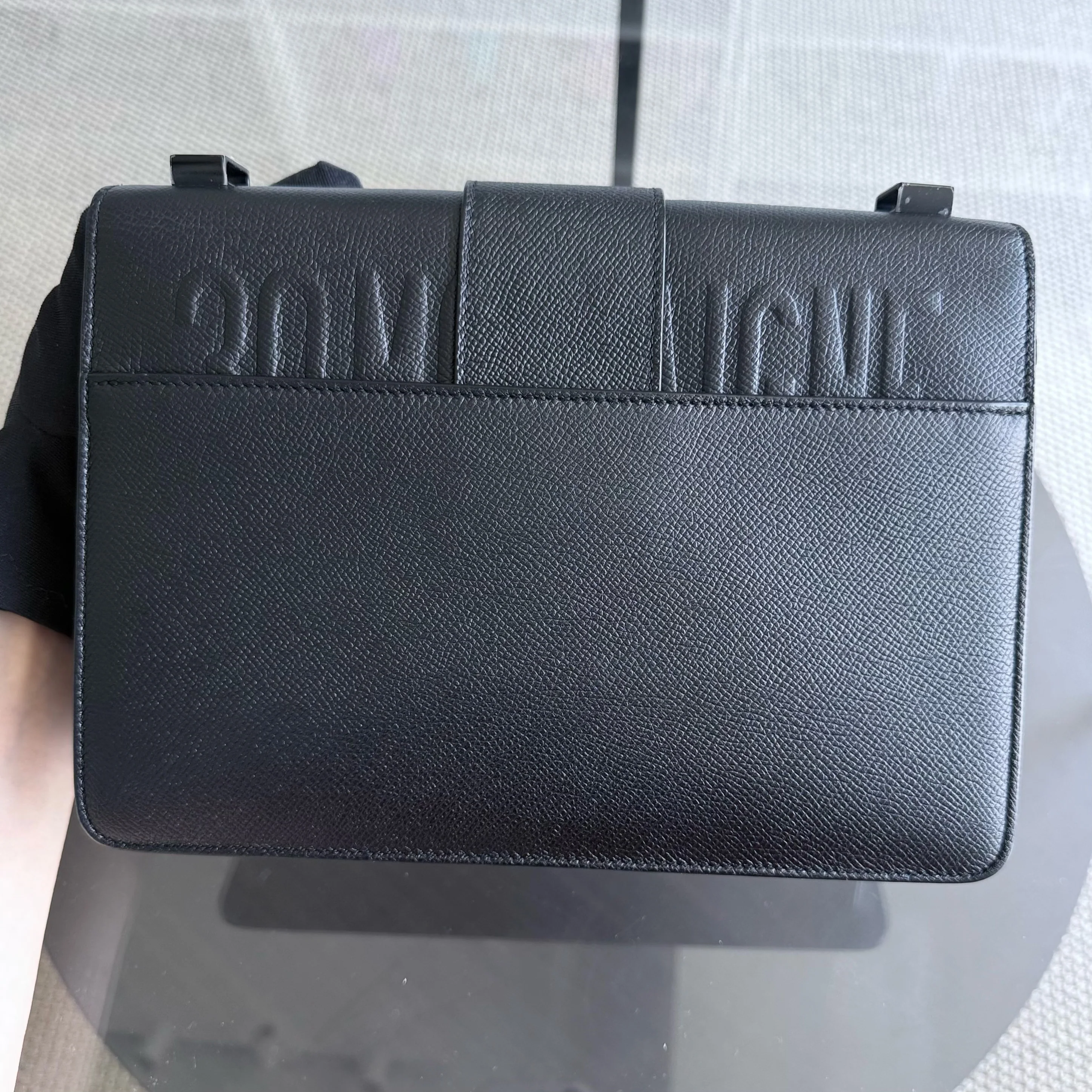 Dior 30 Montaigne 30 - Grained Calfskin All Black