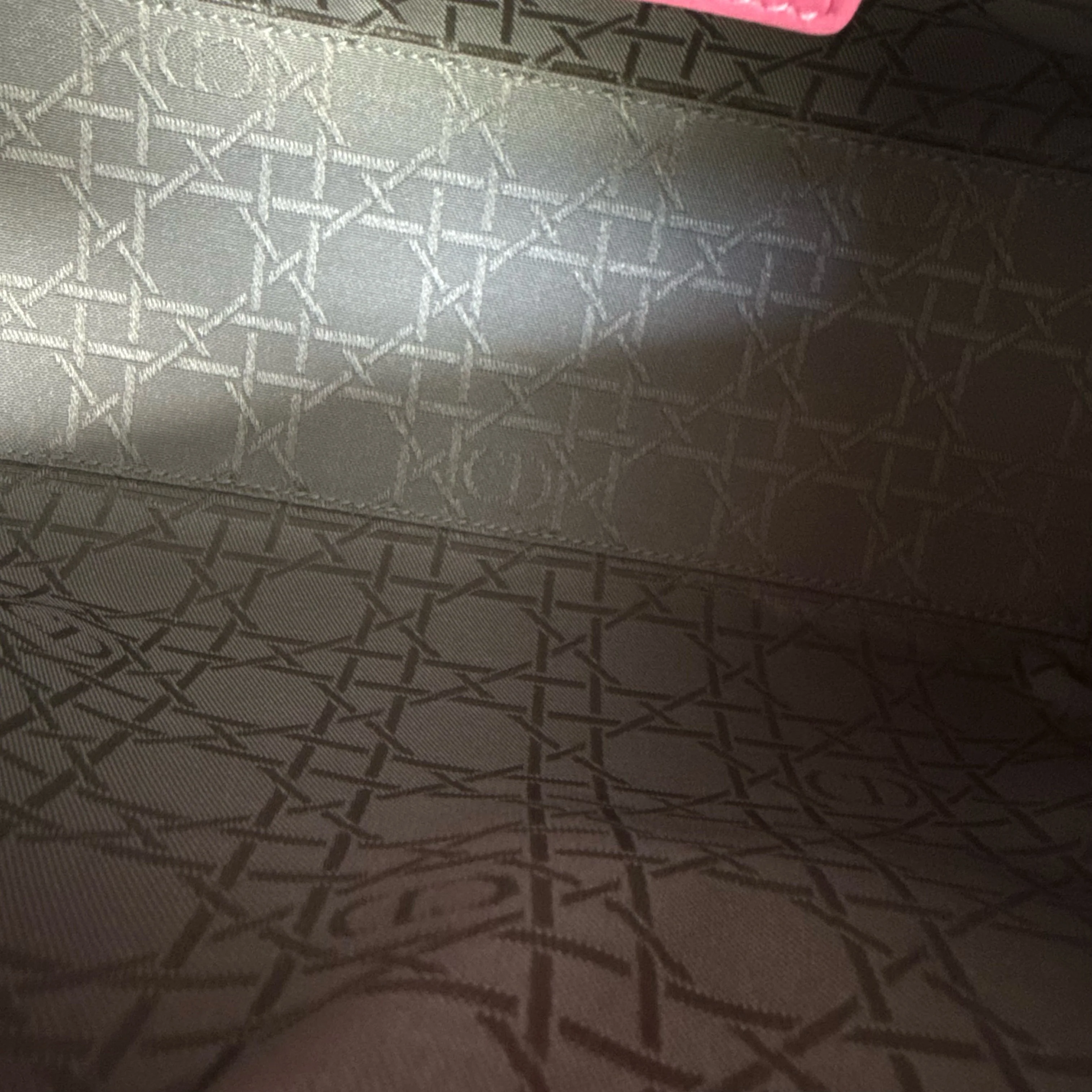 Dior Lady Medium - Cannage Lambskin Barbie Pink Silver Hardware Strap