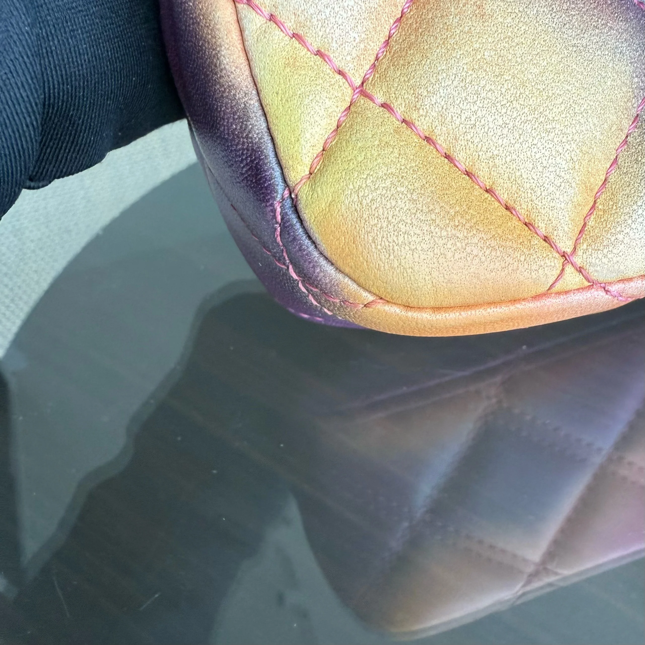 Chanel Classic Flap Small - Flower Power Quilted Lambskin Limited Edition Black Hardware Series 21