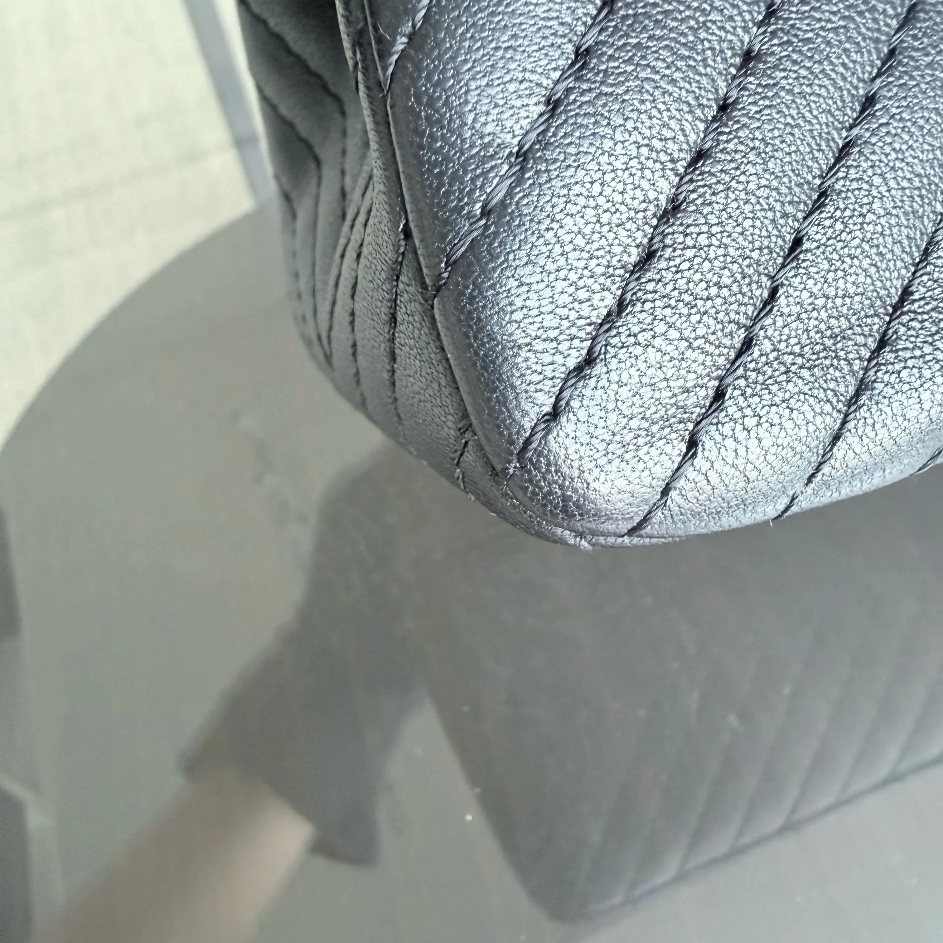 Chanel 2.55 Reissue 226 - 28CM Chevron Aged Calfskin Black Gold Hardware Series 23