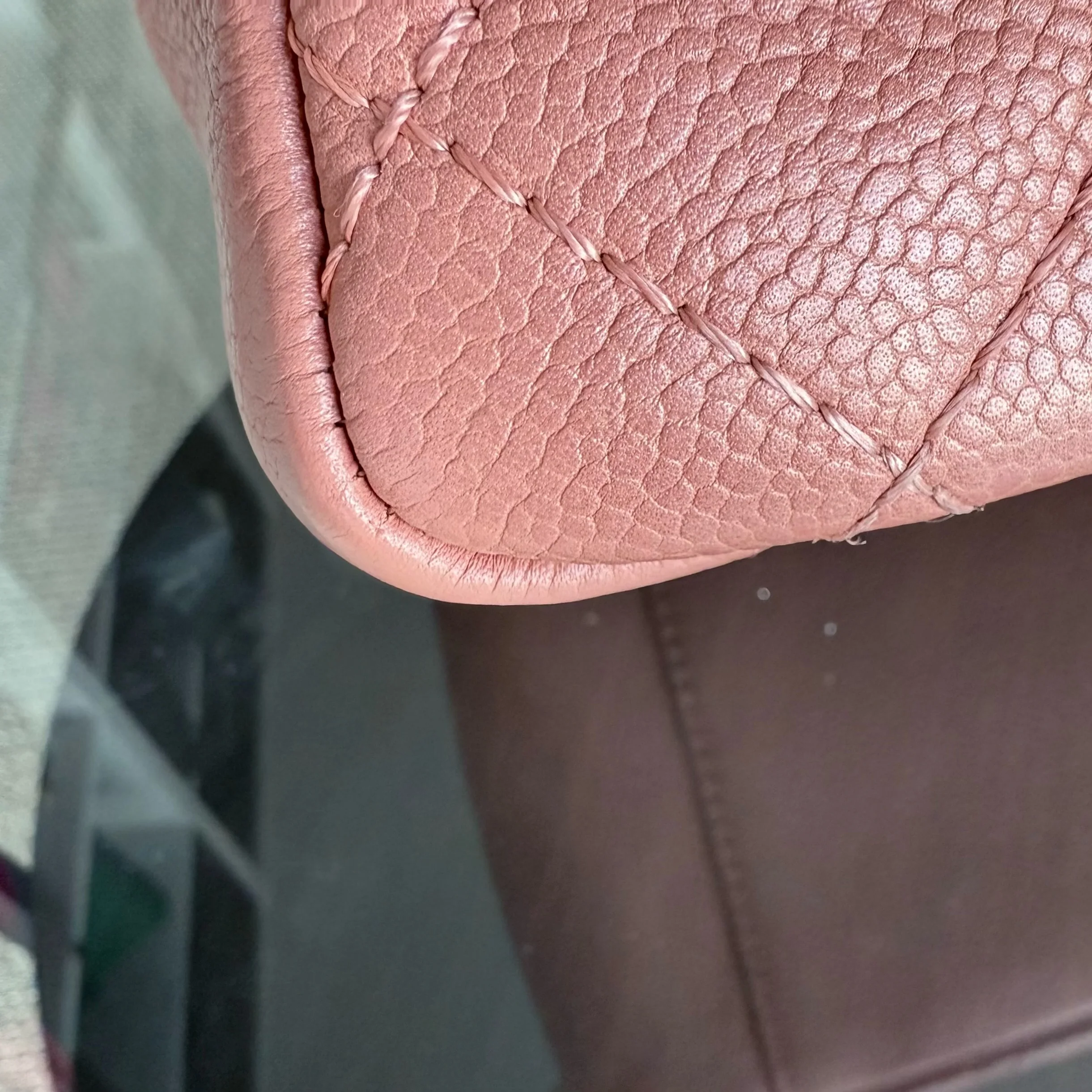 Chanel GST Grand Shopping Tote - Caviar Quilted Grained Calfskin Cinnamon Silver Hardware Series 11