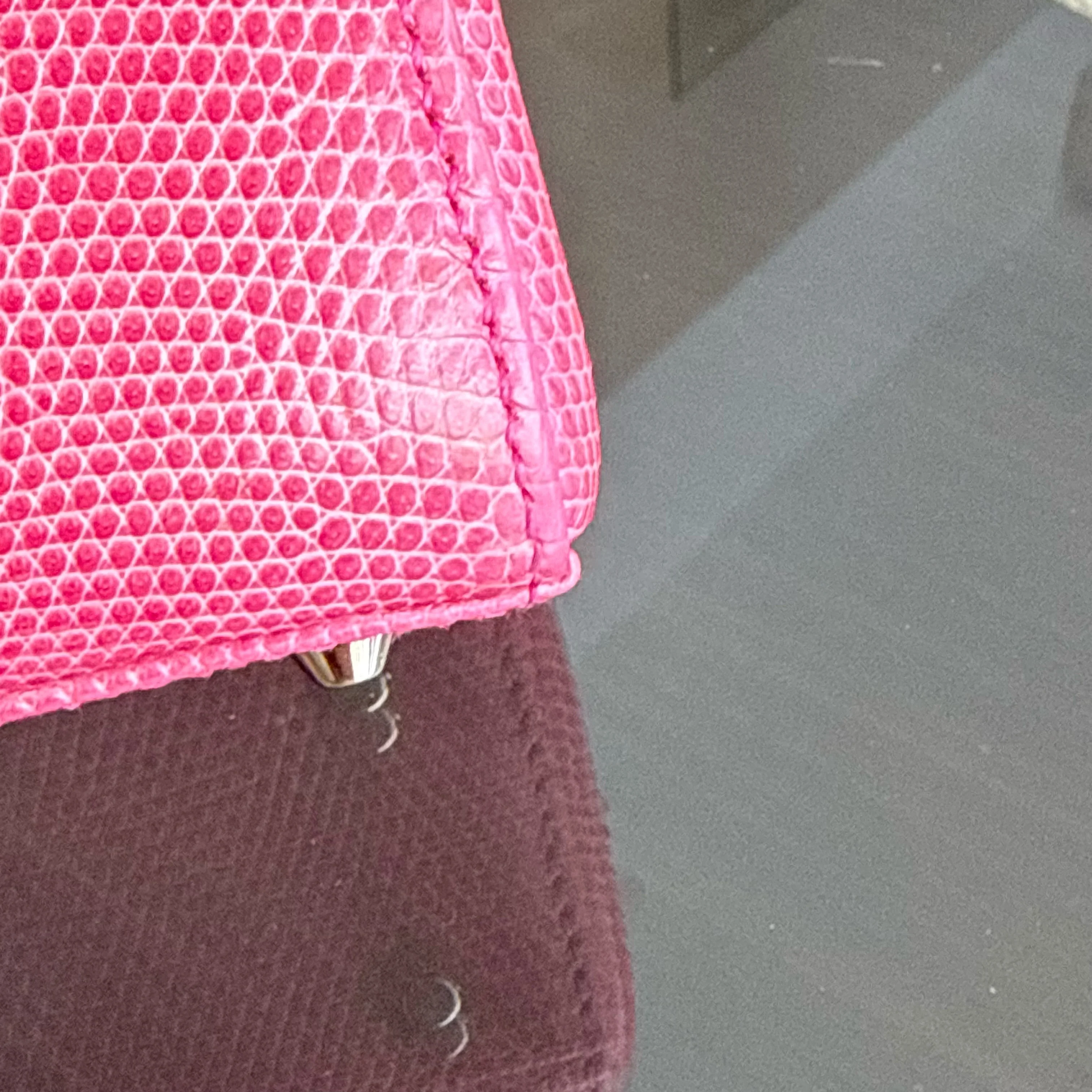 Dior Lady Mini - Exotic Lizard Limited Edition Swarovski Crystal Silver Hardware