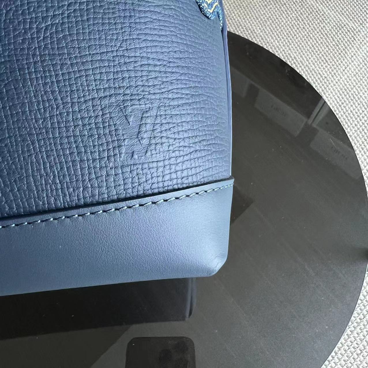 Louis Vuitton LV Japanese Cruiser Denim Blue Handbag