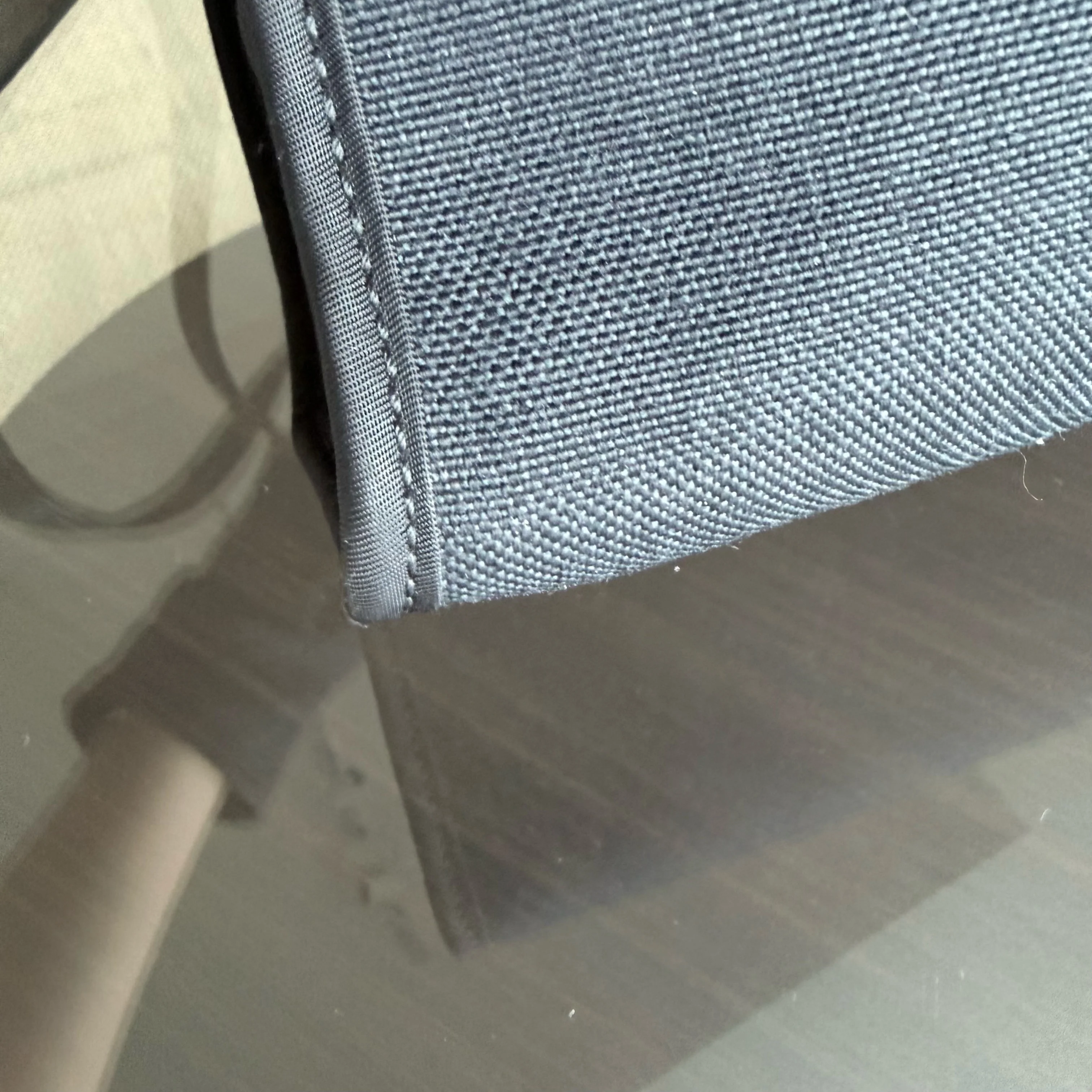 Hermes Herbag Zip 31 Plain Cloth Black PHW