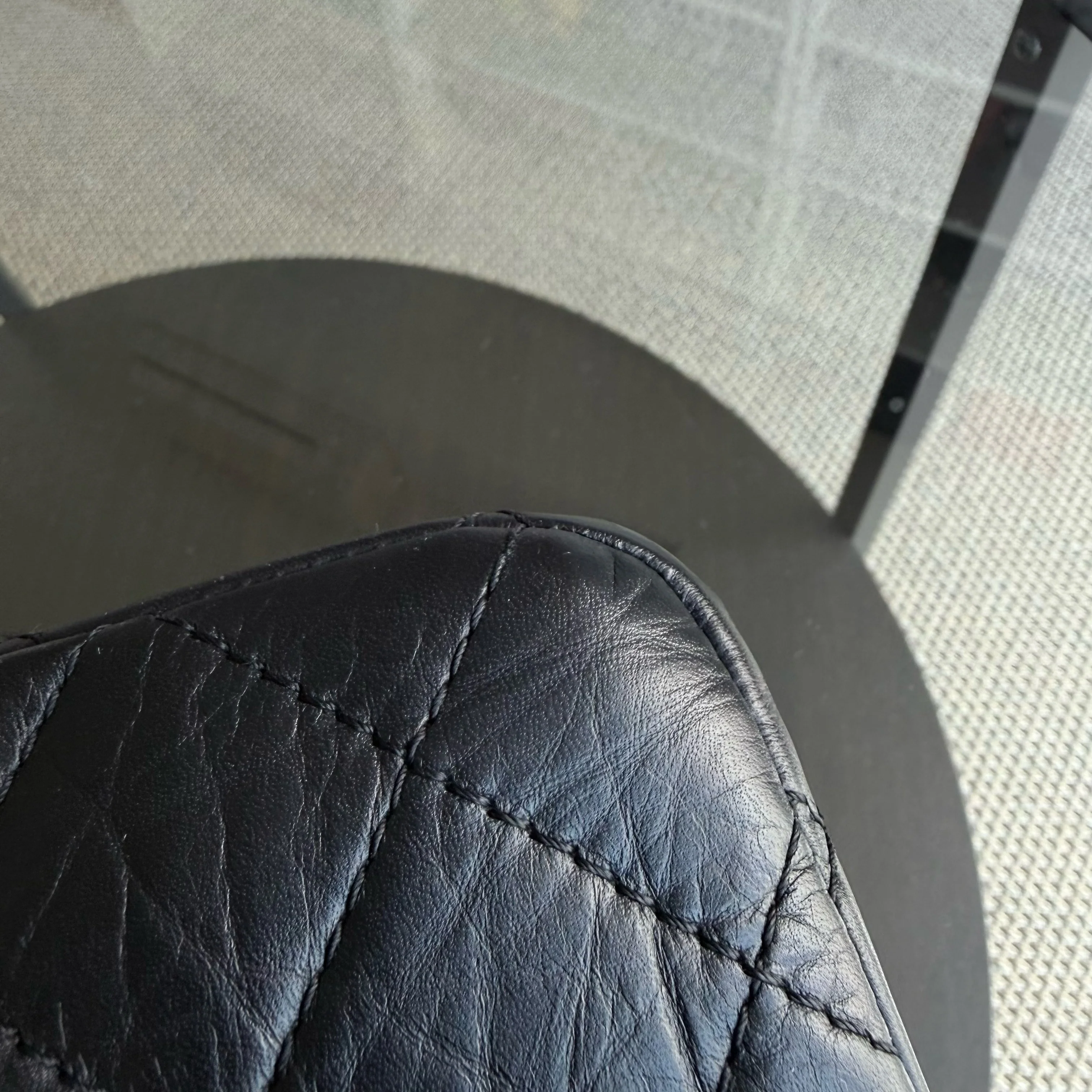 Chanel 2.55 Reissue 227 - Quilted Aged Calfskin Black Gold Hardware Series 18