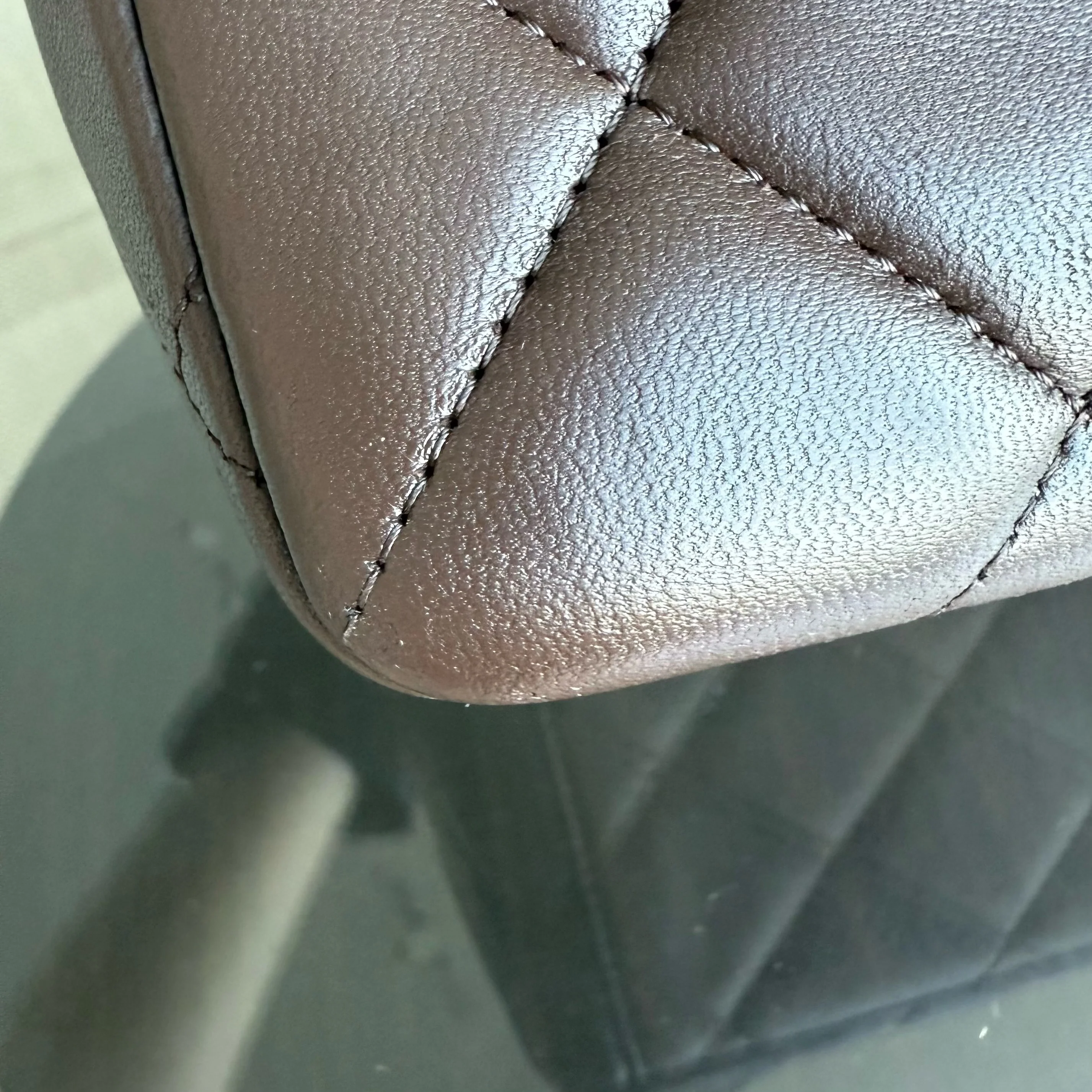 Chanel Classic Flap Maxi - Quilted Lambskin Single Flap Brown Gold Hardware Series 14