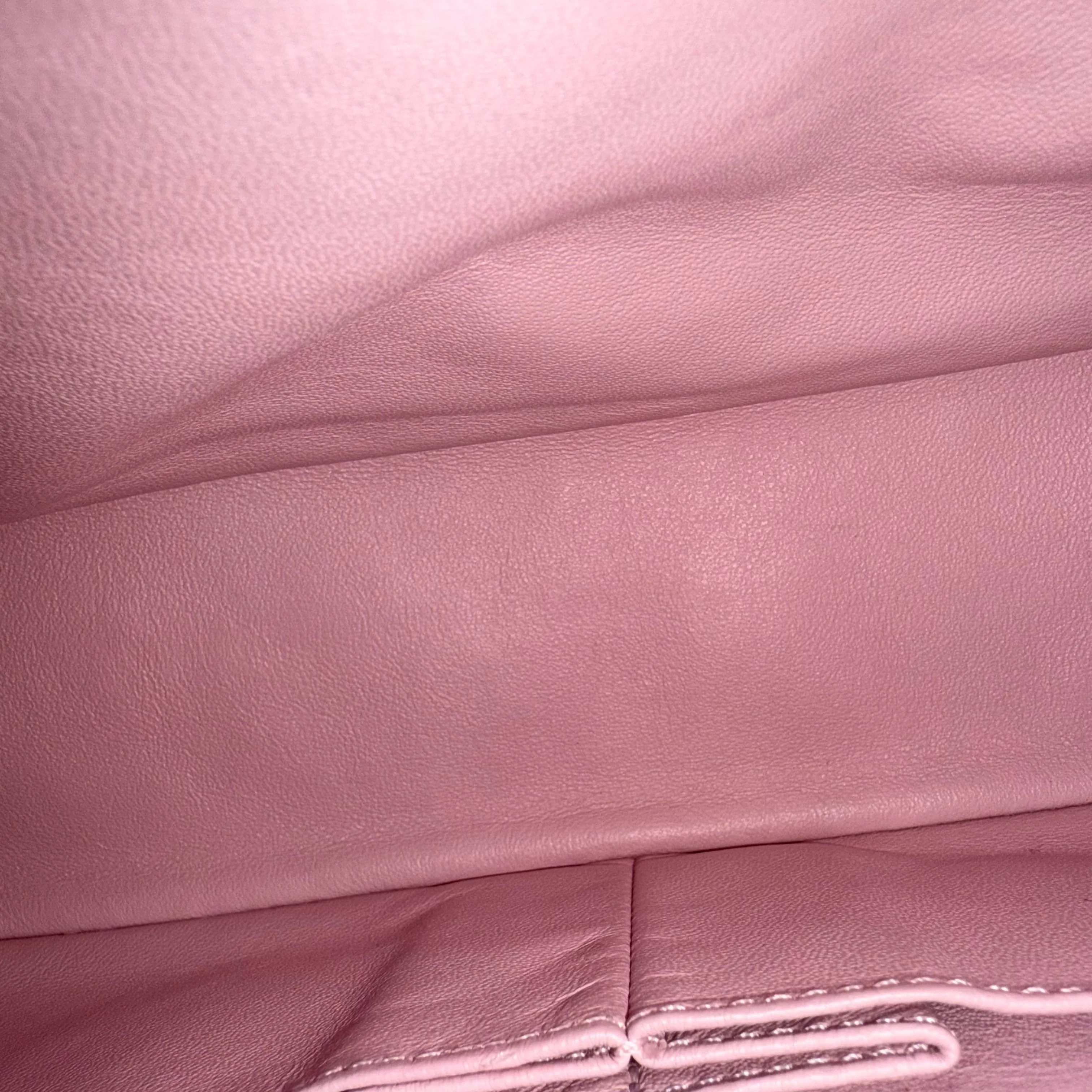 Chanel 2.55 Reissue 225 - 24CM Quilted Lambskin Sakura Light Pink Black Hardware Series 13