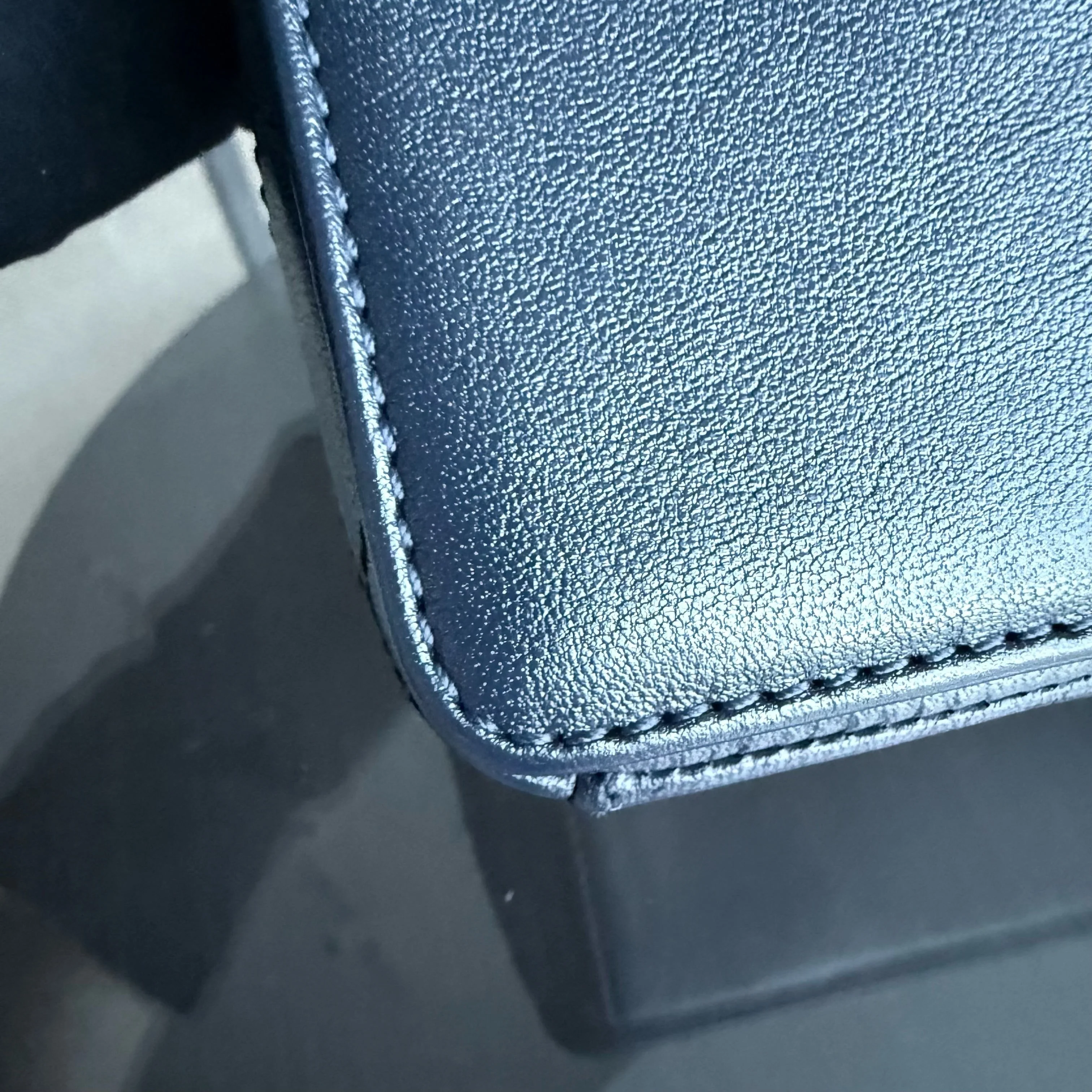 Chanel Mademoiselle Seasonal Flap - Cannage Calfskin Blue Gold Hardware Series 21