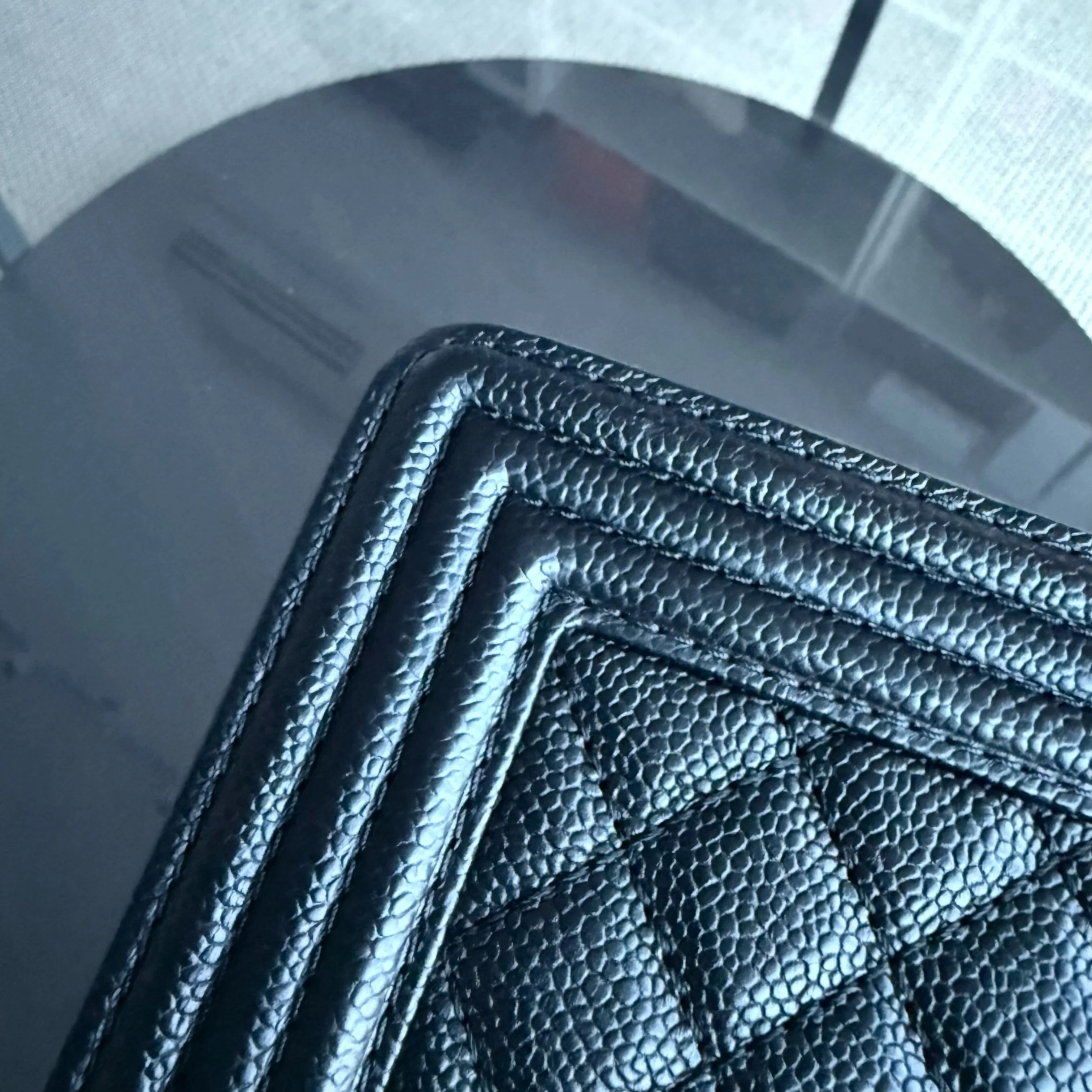 Chanel Boy Medium - Caviar Quilted Grained Calfskin Black Ruthenium Silver Hardware Series 20