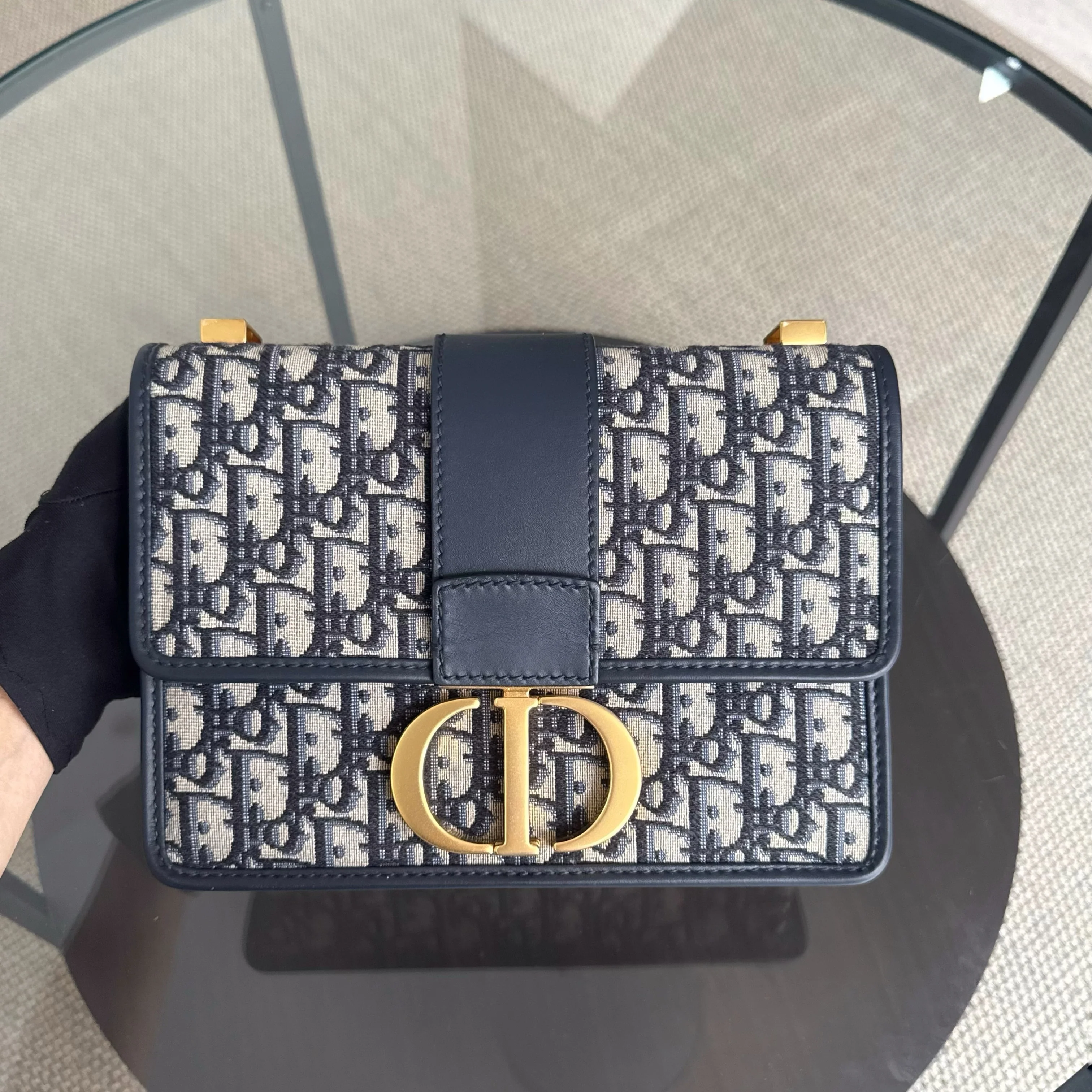 Dior 30 Montaigne - Monogram Golden Hardware with Strap