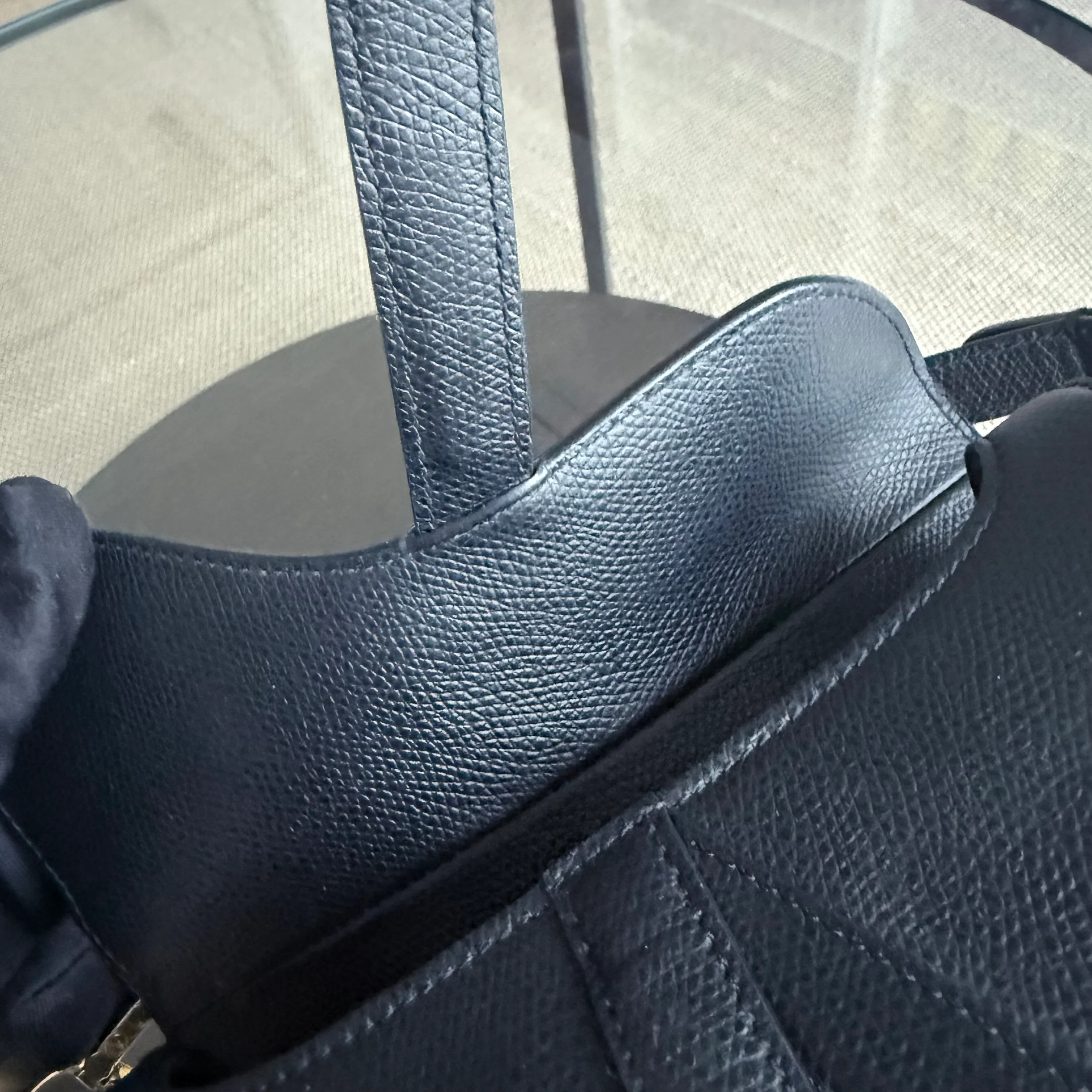 *With Strap, Caviar* Dior Saddle Small 21CM Caviar Black GHW