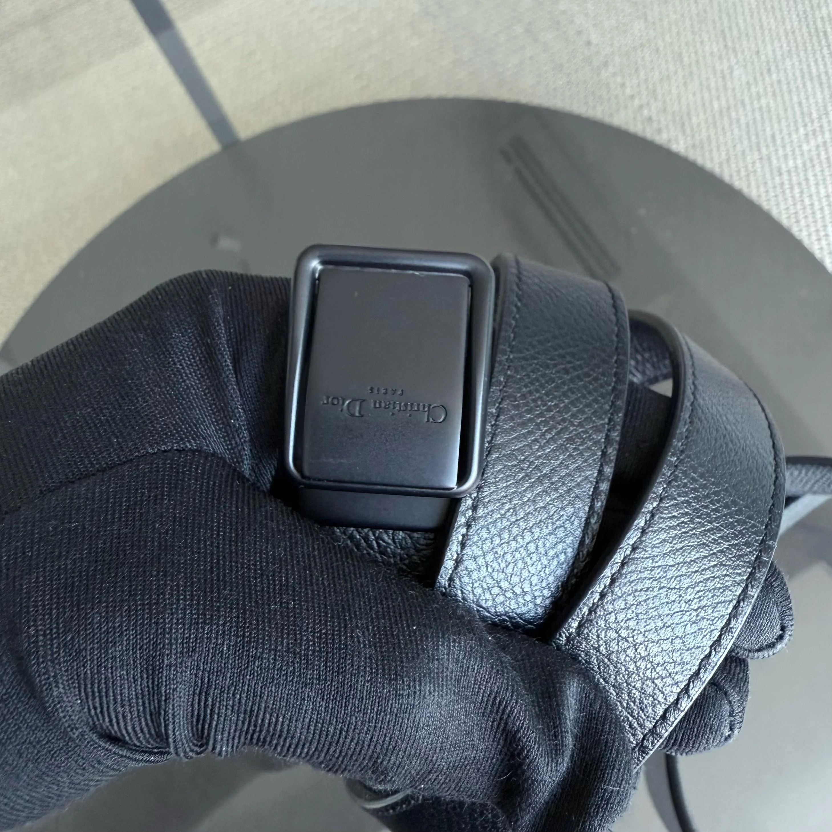 Dior 30 Montaigne 30 - Grained Calfskin All Black