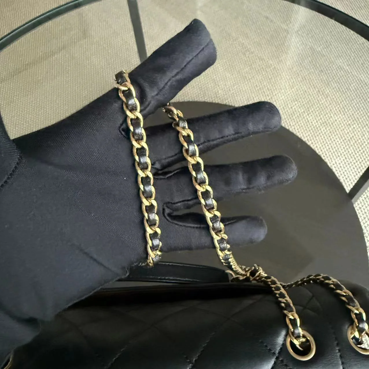 *Rare Re-issue* Chanel Diana - Modern Reissue Lambskin Quilted Black Gold Hardware Series 20