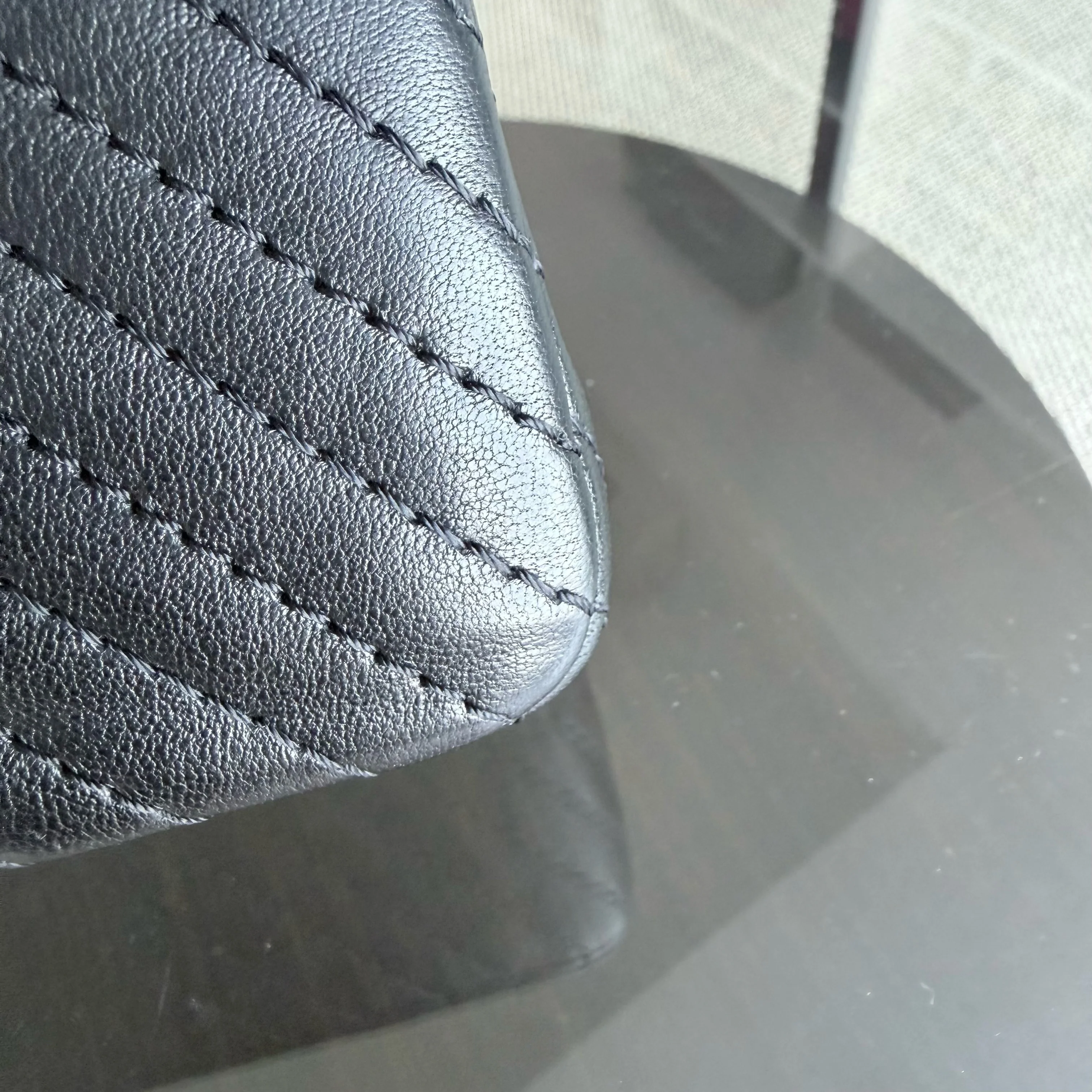 Chanel 2.55 Reissue 226 - 28CM Chevron Aged Calfskin Black Gold Hardware Series 23