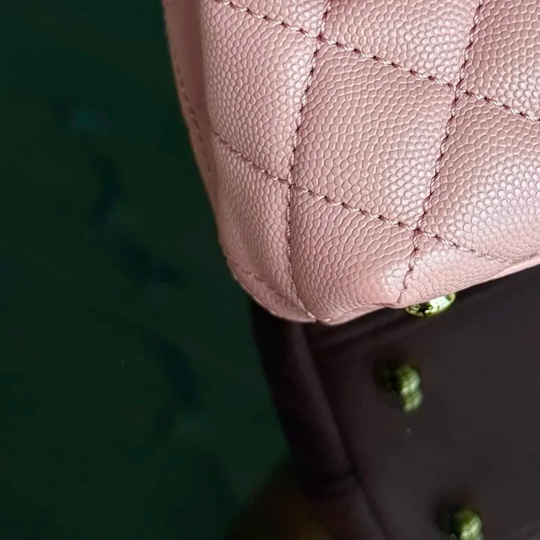 Chanel Coco Handle Small - Caviar Quilted Pink Gold Hardware Series 27