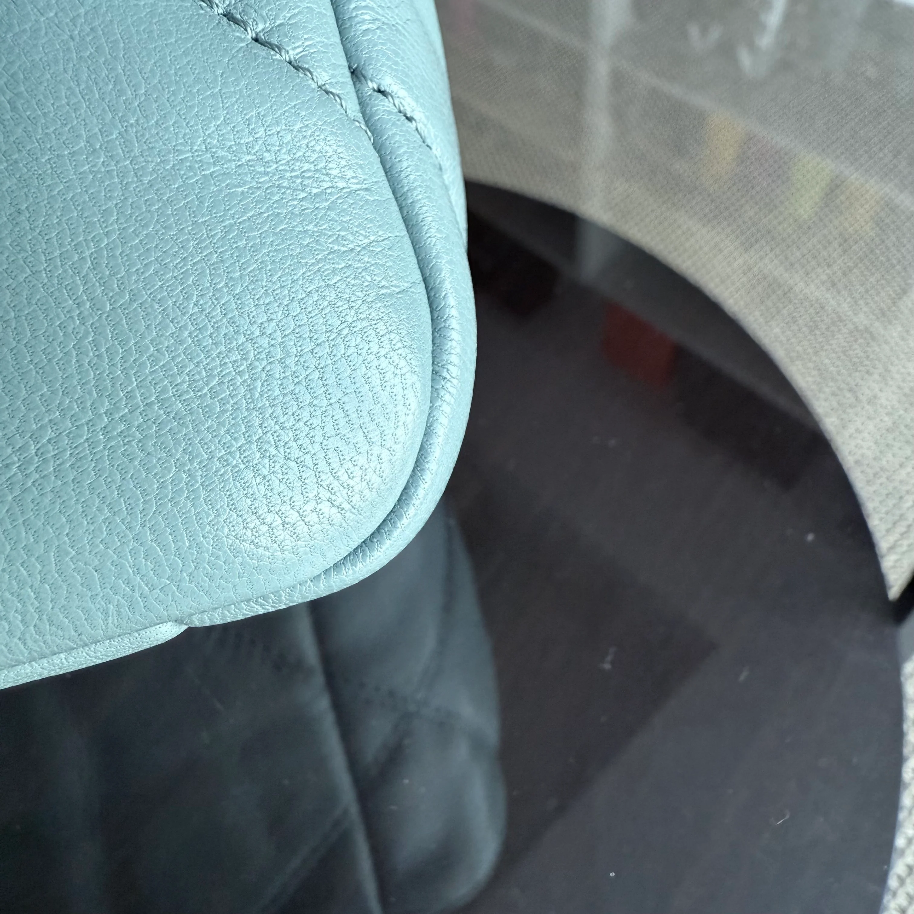 Chanel C19 Small 19 Bag Quilted Goatskin Light Blue Two-Tone Hardware Series 30