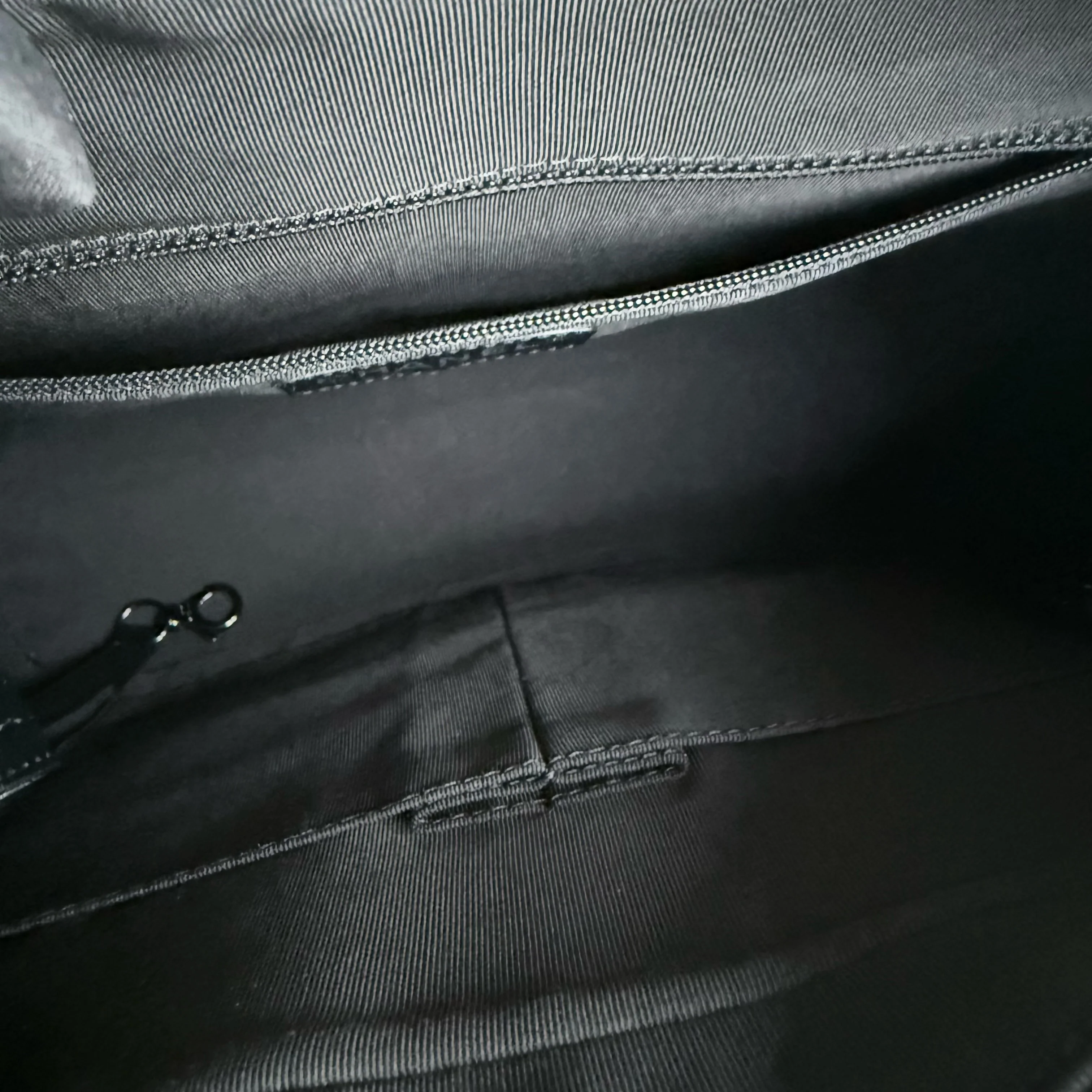 Chanel Gabrielle Medium - Quilted Aged Calfskin Black All Black Hardware Series 29