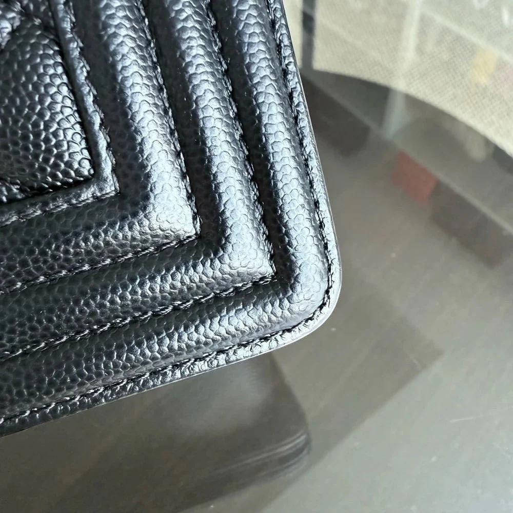 Chanel Boy Small - Caviar 20CM Quilted Black Gold Hardware Series 27