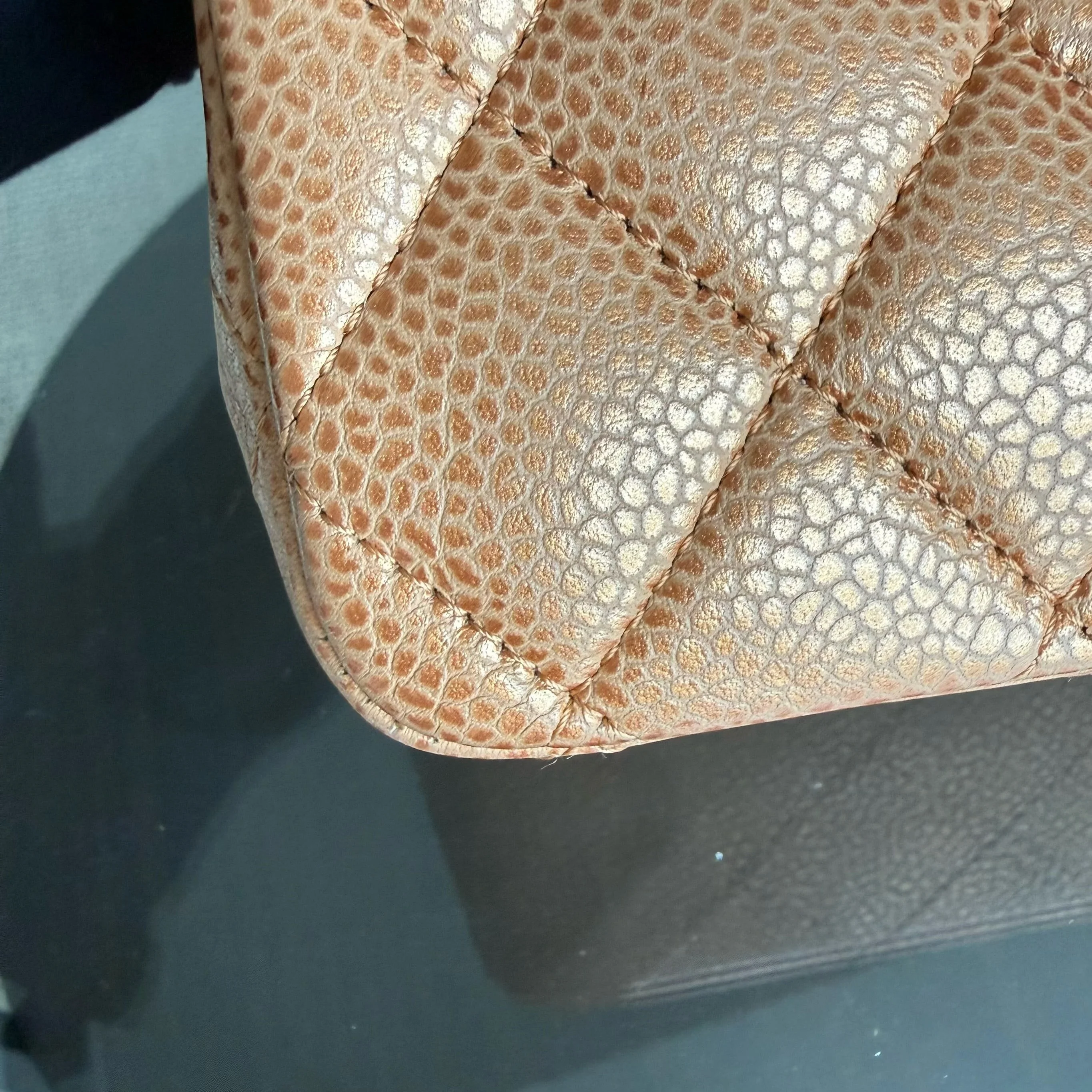 Chanel Classic Flap Medium - 25CM Quilted Caviar Gold Silver Hardware Series 14