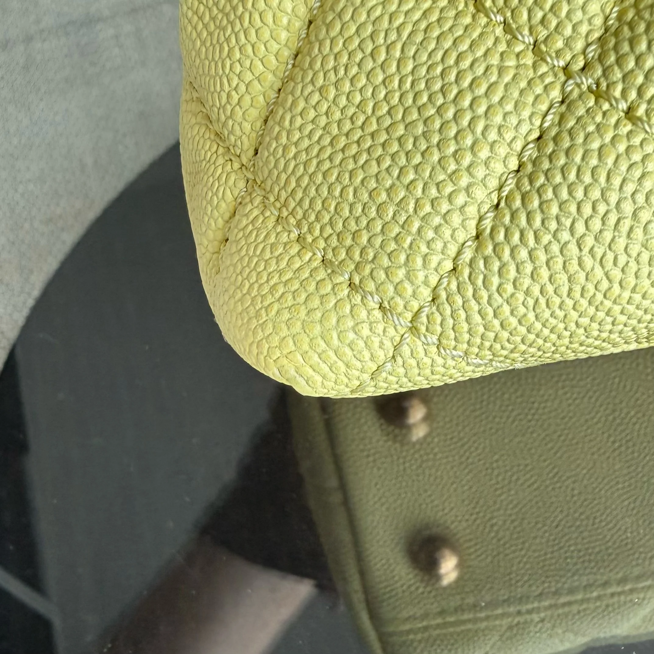 Chanel Coco Handle Small - Caviar Quilted Yellow Gold Hardware Series 24