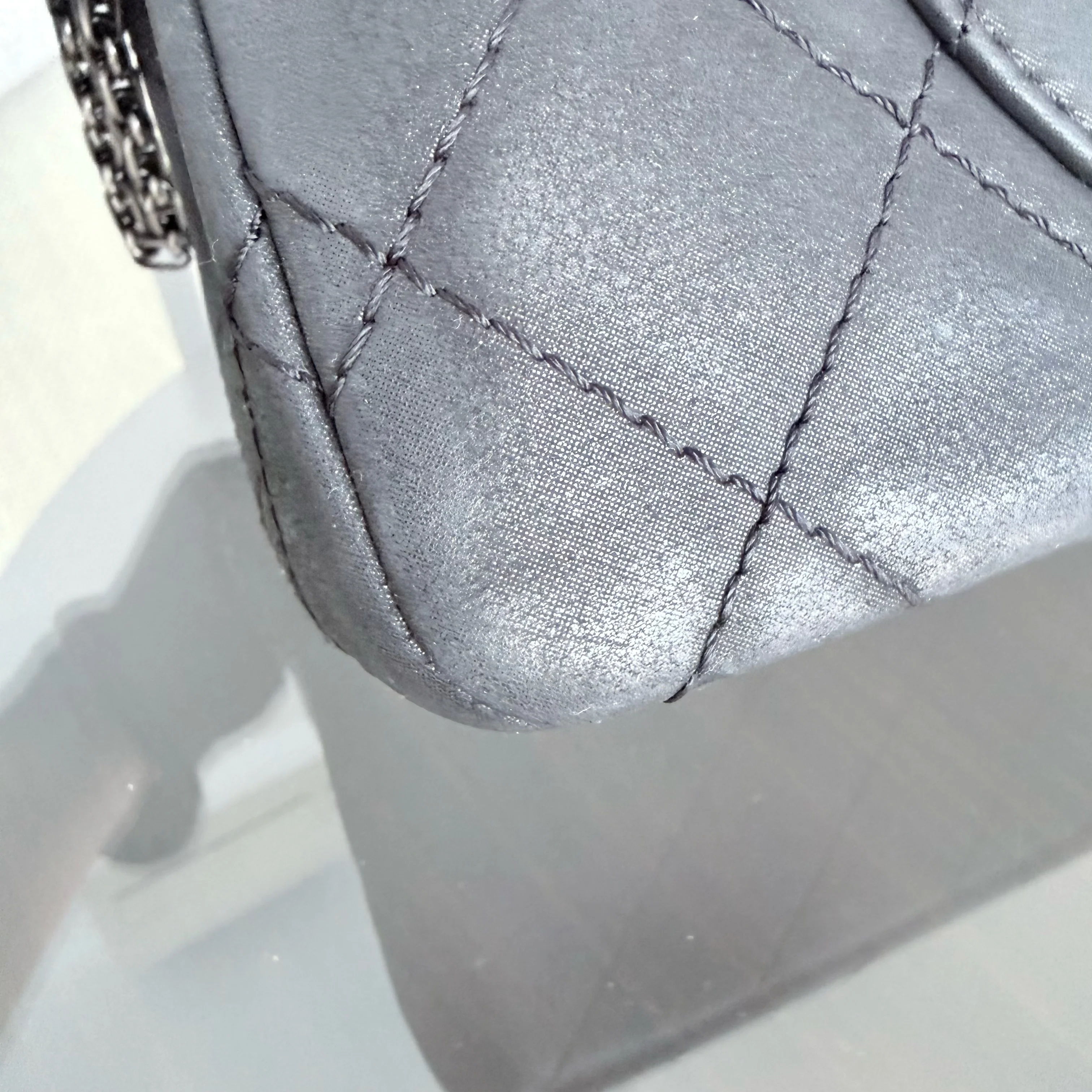 Chanel 2.55 Reissue 227 Large - Cannage Calfskin Black Ruthenium Silver Hardware Series 14