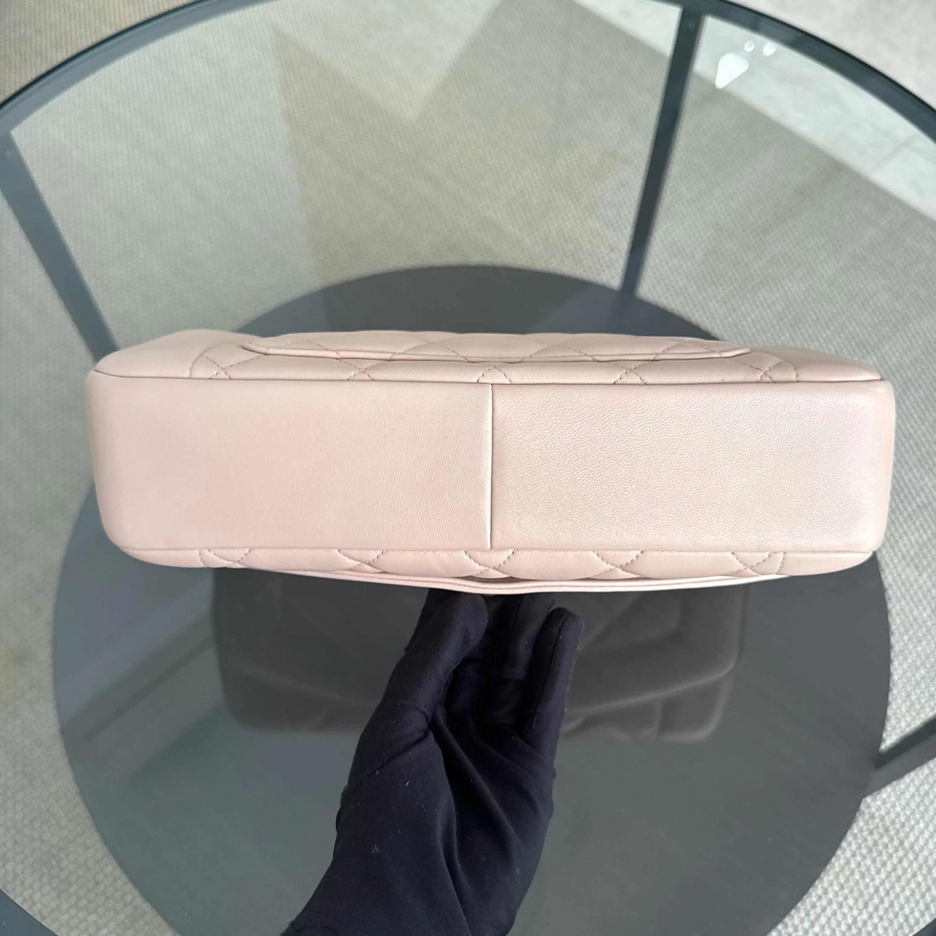 Chanel Diana Reissue - Quilted Lambskin 28CM Light Pink Gold Hardware Series 20