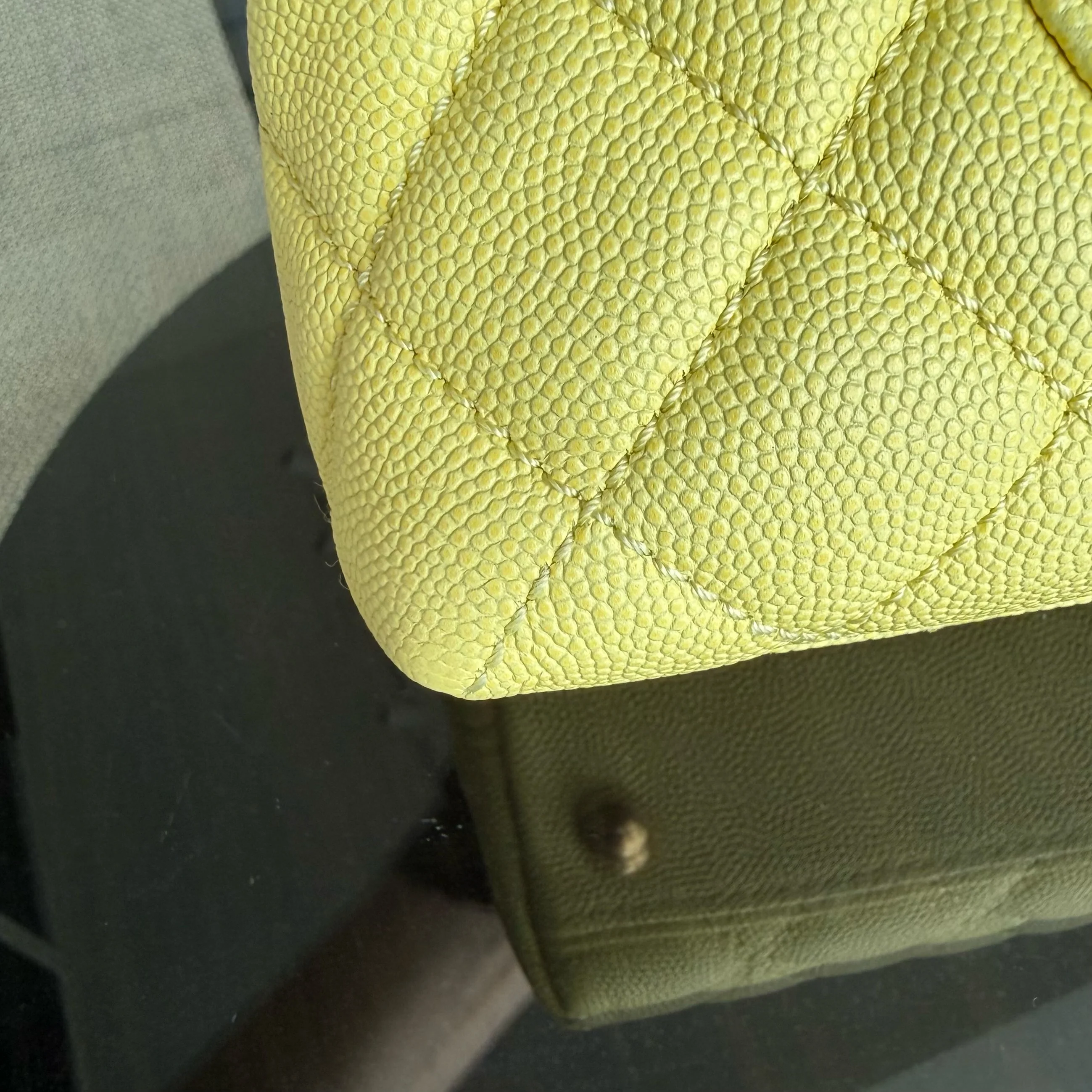 Chanel Coco Handle Small - Caviar Quilted Yellow Gold Hardware Series 24