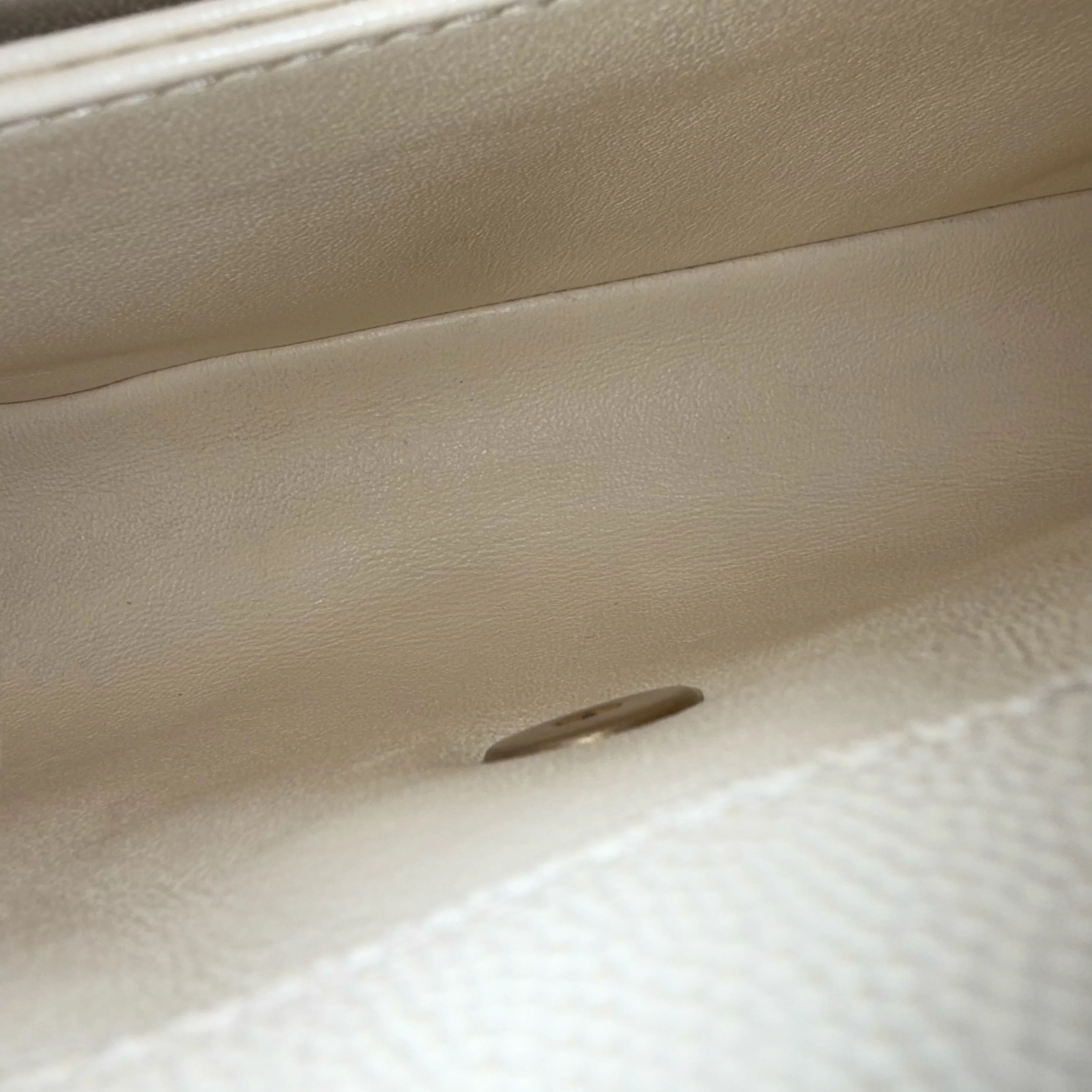 Chanel Coco Handle Small - Caviar Quilted Lizard Handle White Gold Hardward 24