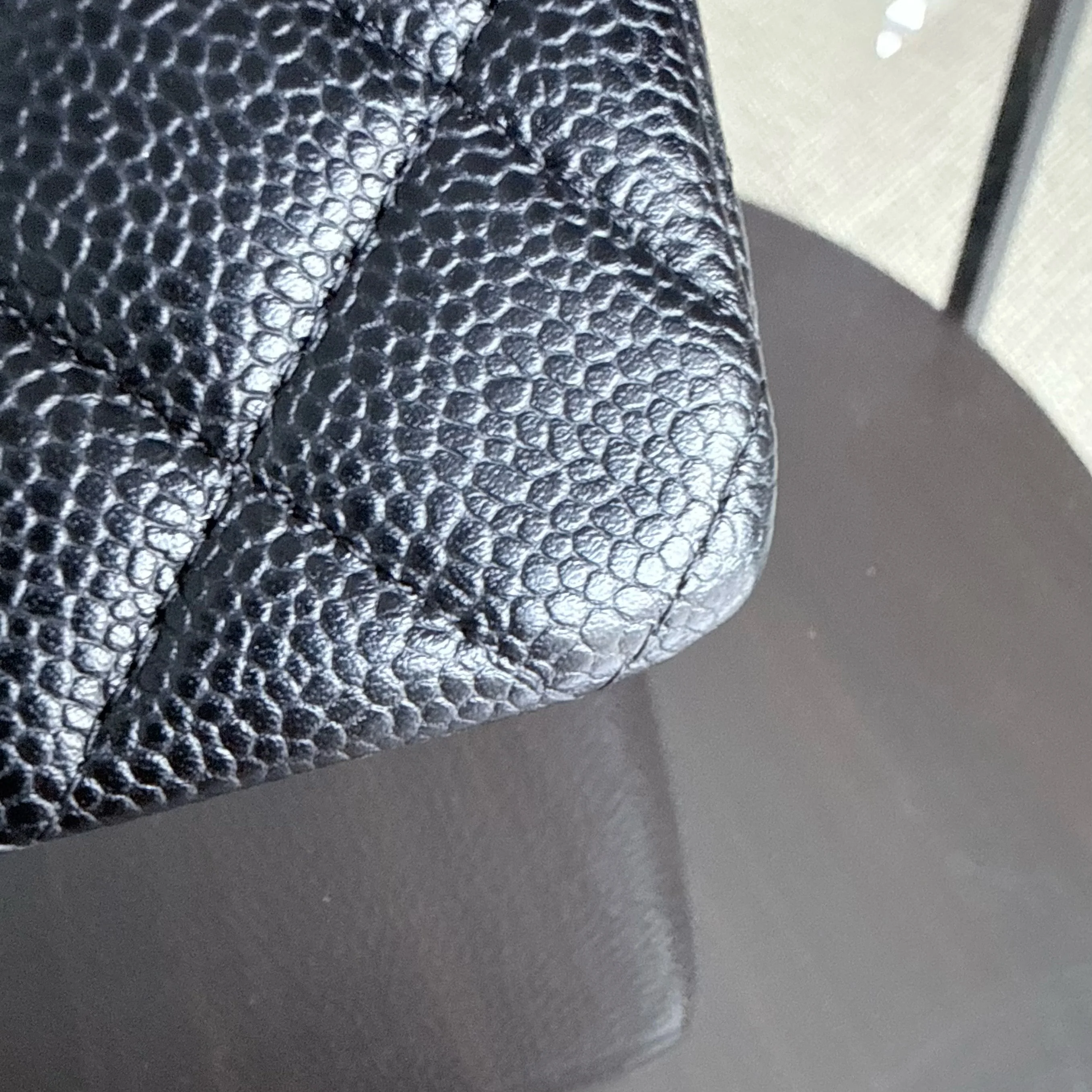 Chanel Classic Flap Medium - Caviar 25CM Quilted Double Flap Black Gold Hardware Series 21