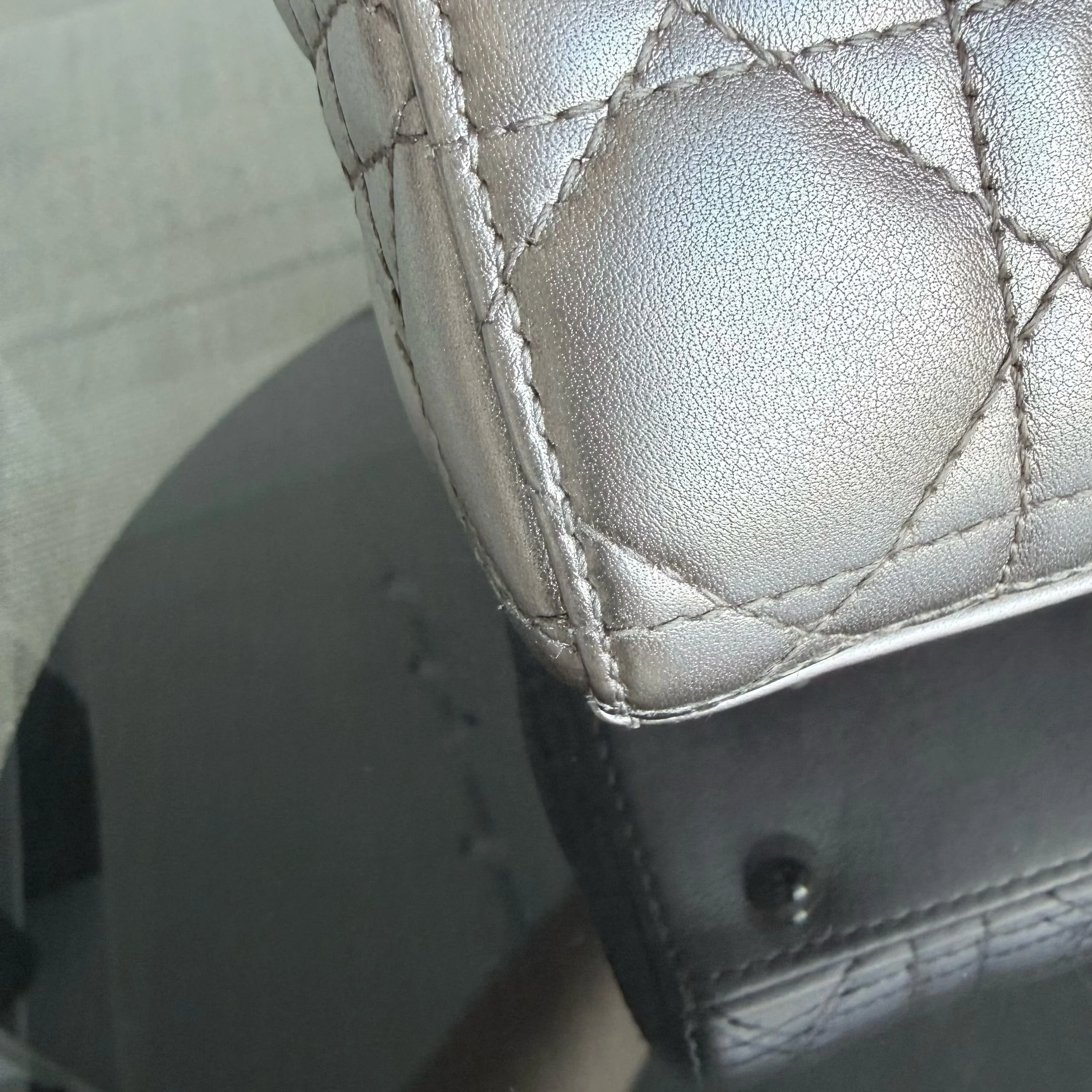 Dior Lady Small Flap ABC - Cannage Calfskin Gold Gold Hardware MyABC