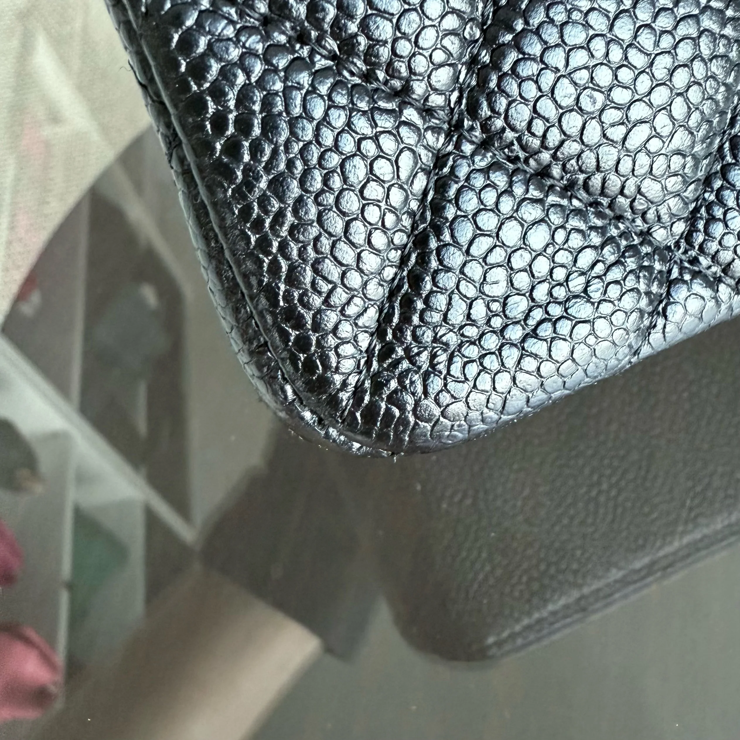 Chanel Classic Flap Small - Caviar 23CM Quilted Black Gold Hardware Series 16