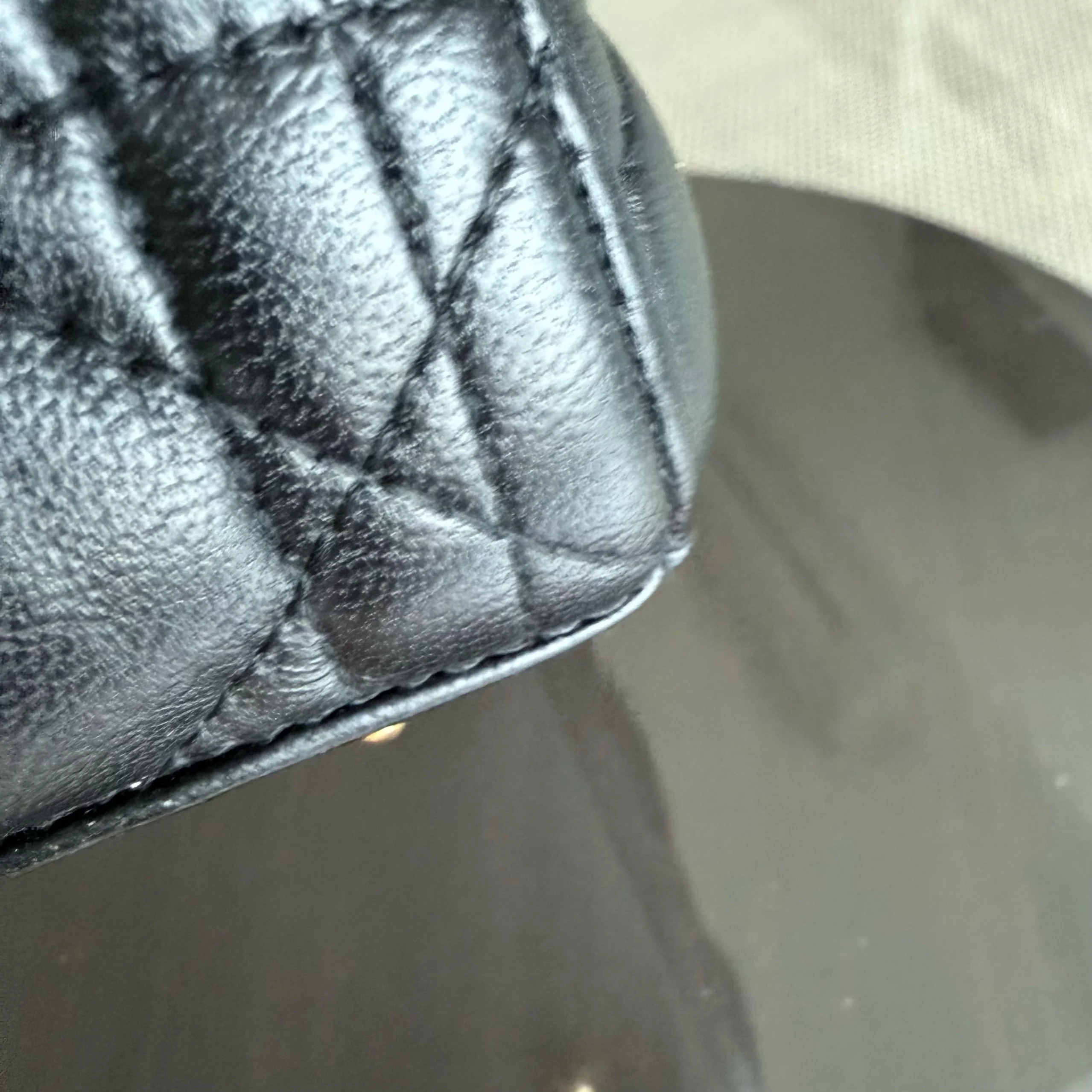 Dior Lady Medium - Canange Lambskin Black Gold Hardware