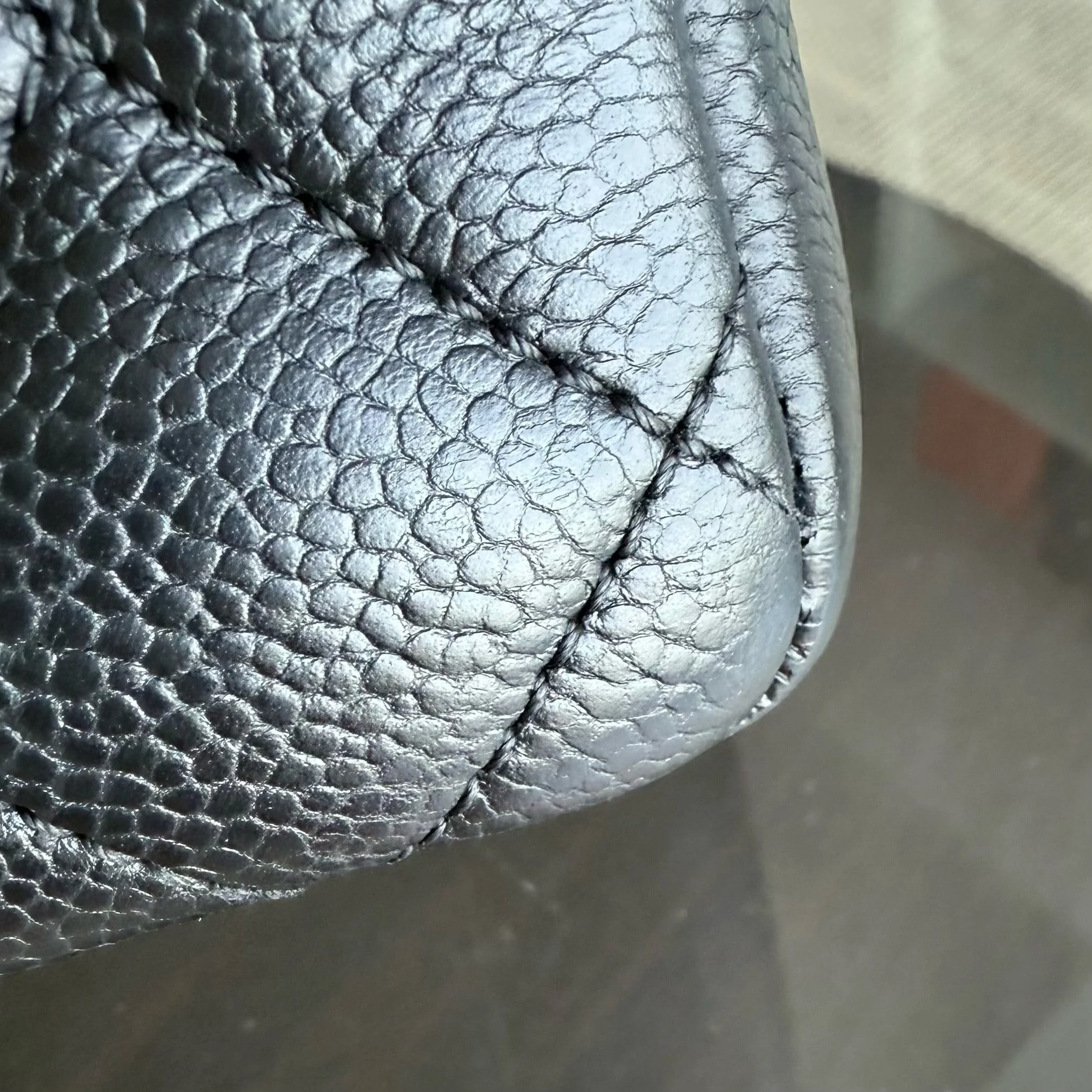 Chanel GST Grand Shopping Tote - Caviar Quilted Grained Calfskin Black Gold Hardware