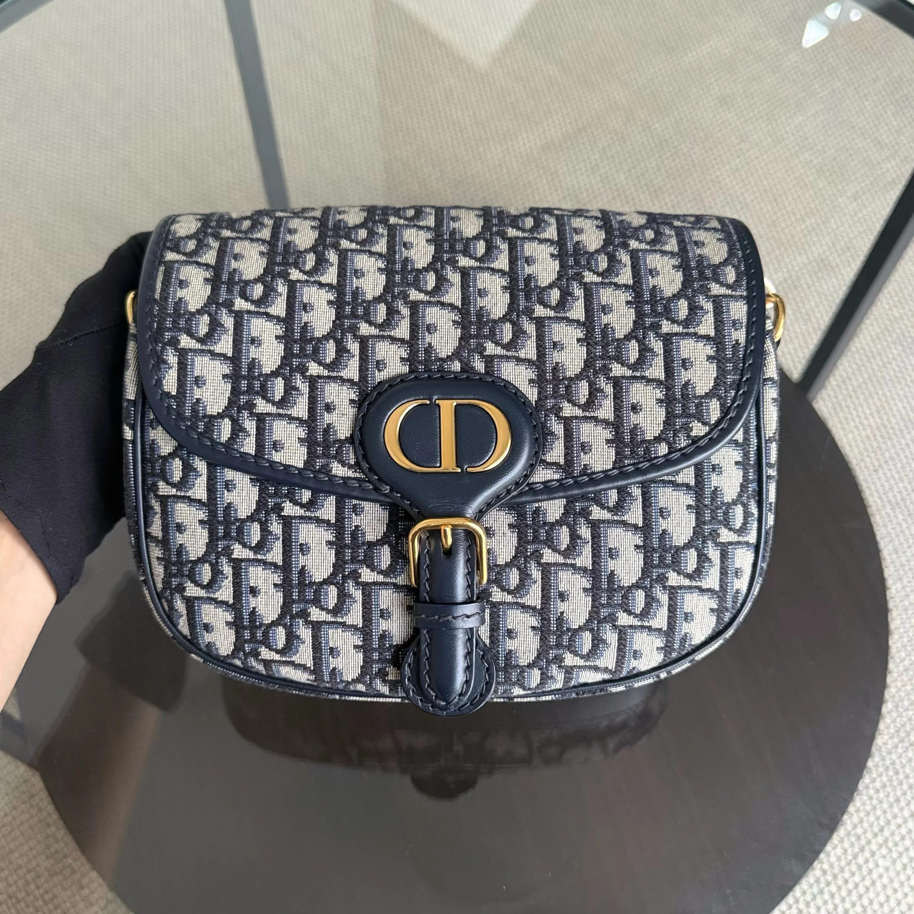 Dior Bobby Medium - 22cm Monogram Gold Hardware