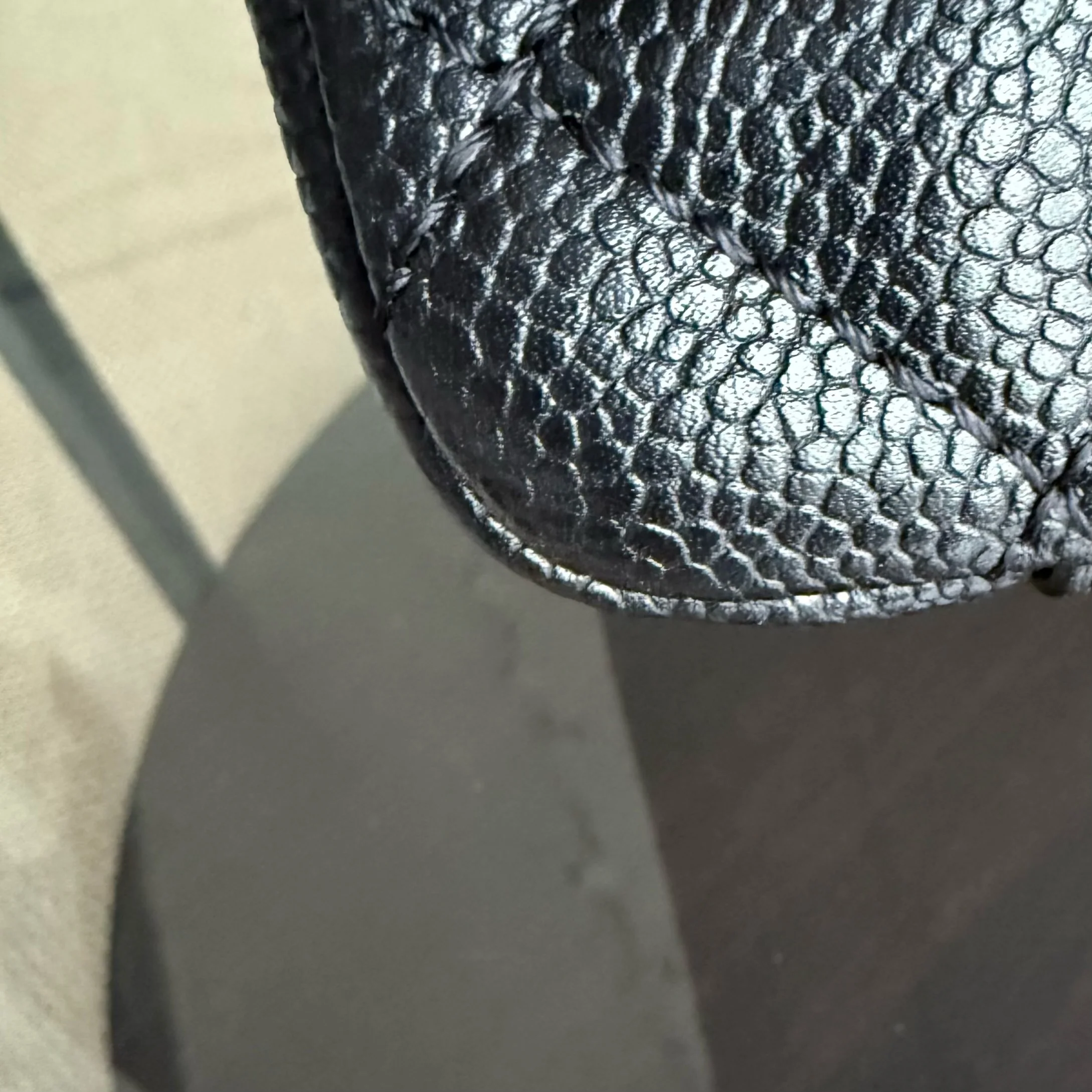 Chanel GST Grand Shopping Tote - Caviar Quilted Grained Calfskin Black Silver Hardware